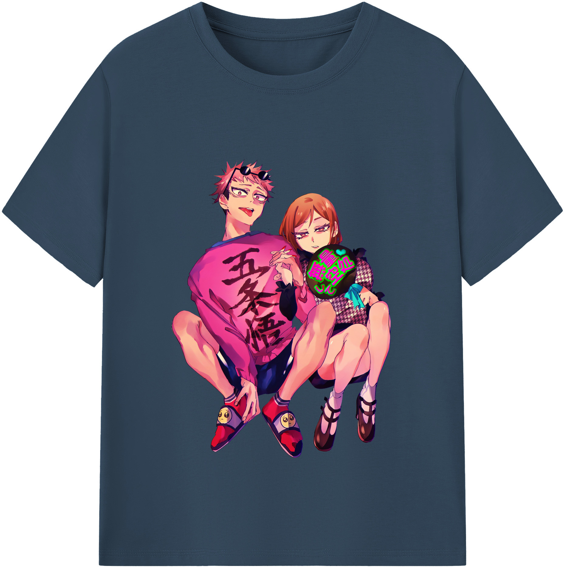 （画像用） 呪術廻戦 Jujutsu Kaisen 綿100％半袖Tシャツ（フロントプリント）