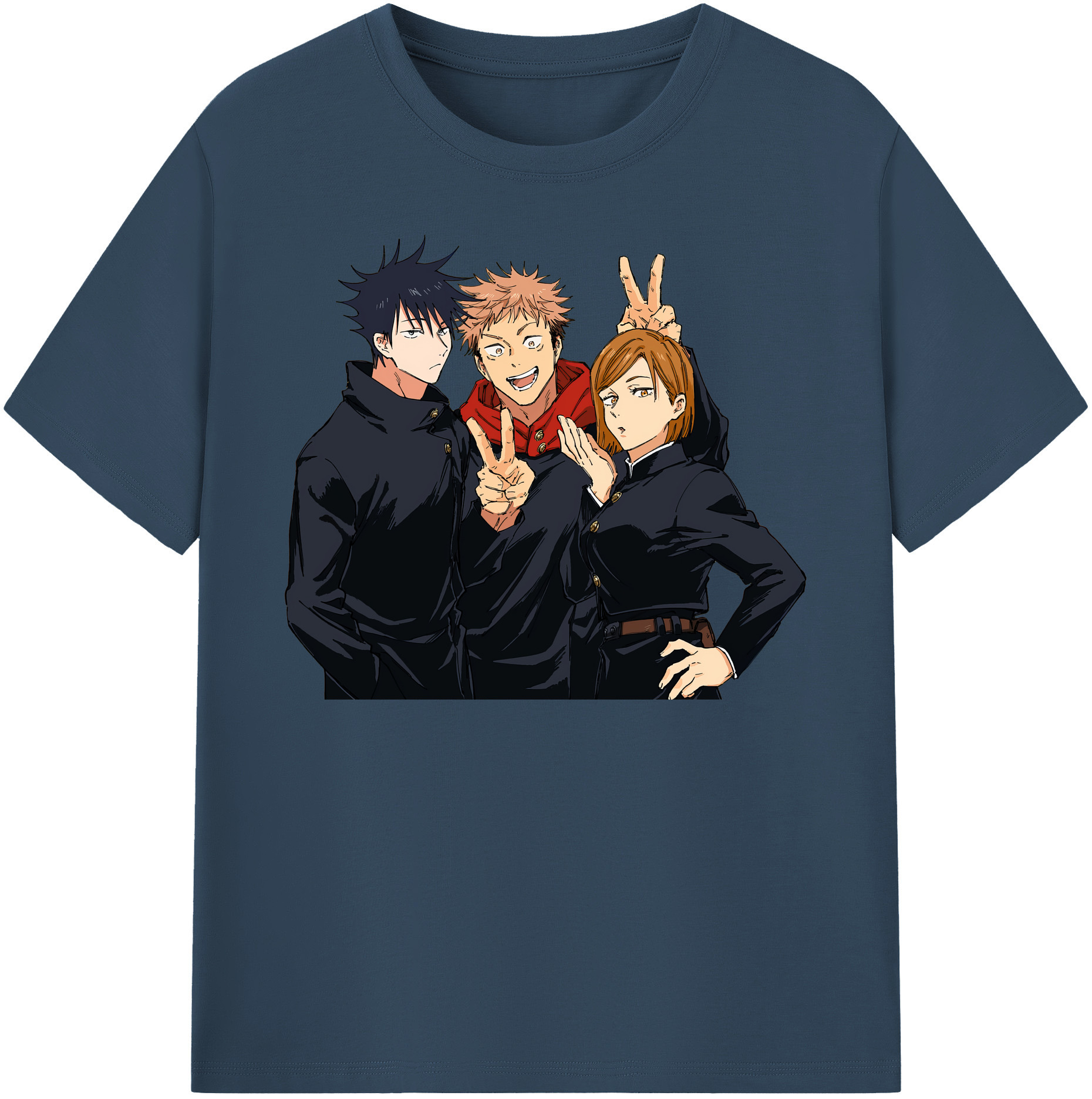 （画像用） 呪術廻戦 Jujutsu Kaisen 綿100％半袖Tシャツ（フロントプリント）