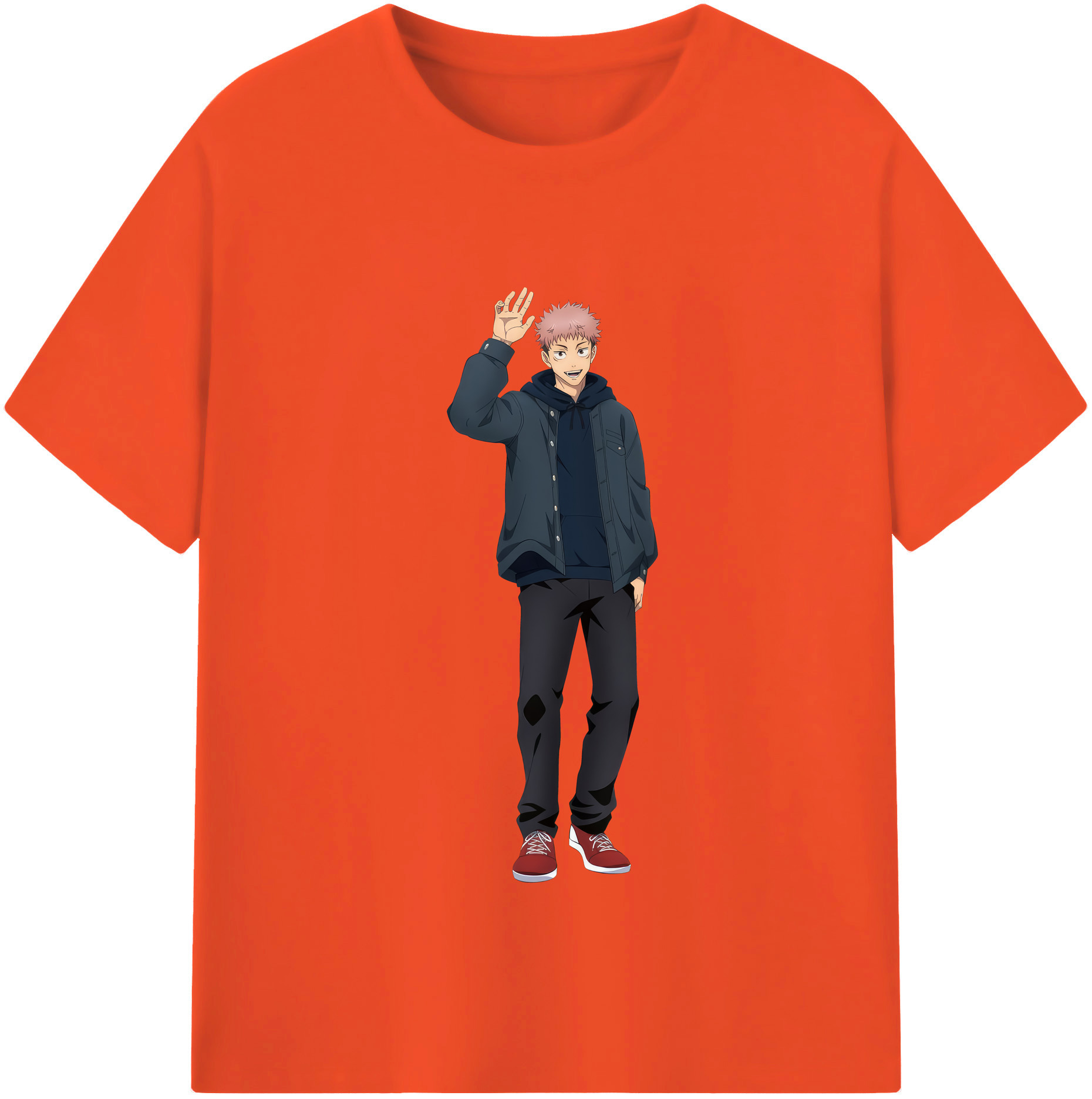 （画像用） 呪術廻戦 Jujutsu Kaisen 綿100％半袖Tシャツ（フロントプリント）