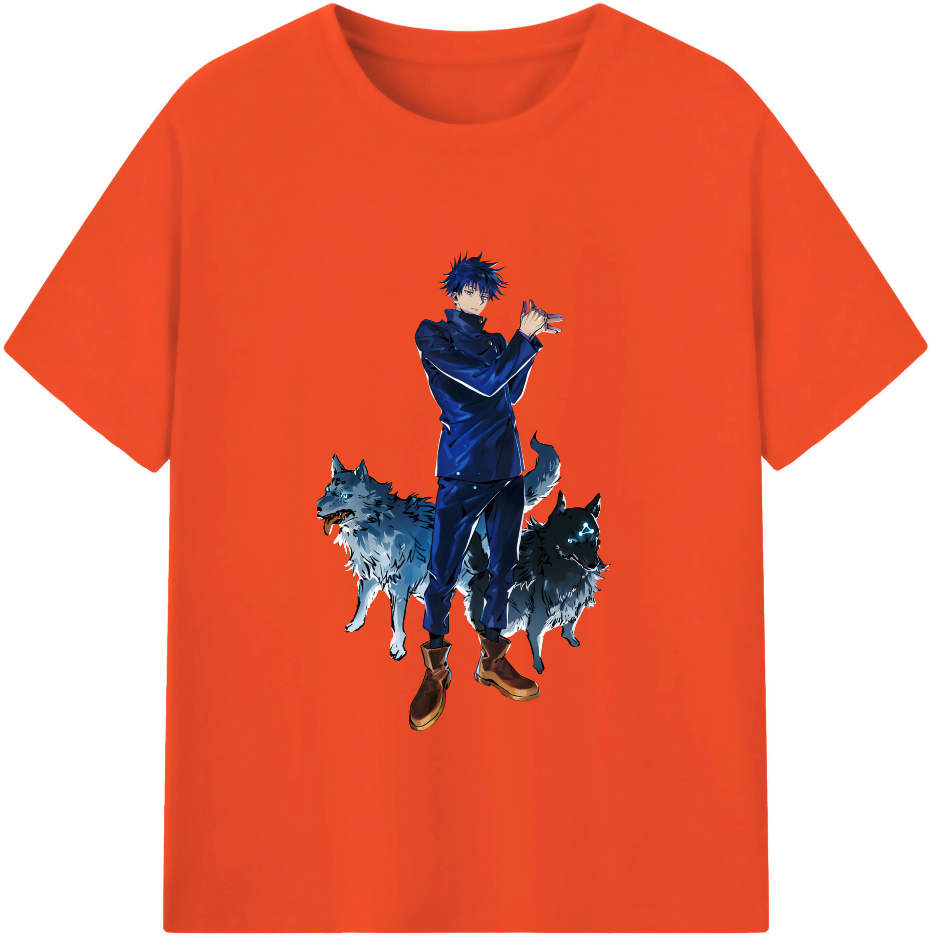 （画像用） 呪術廻戦 Jujutsu Kaisen 綿100％半袖Tシャツ（フロントプリント）