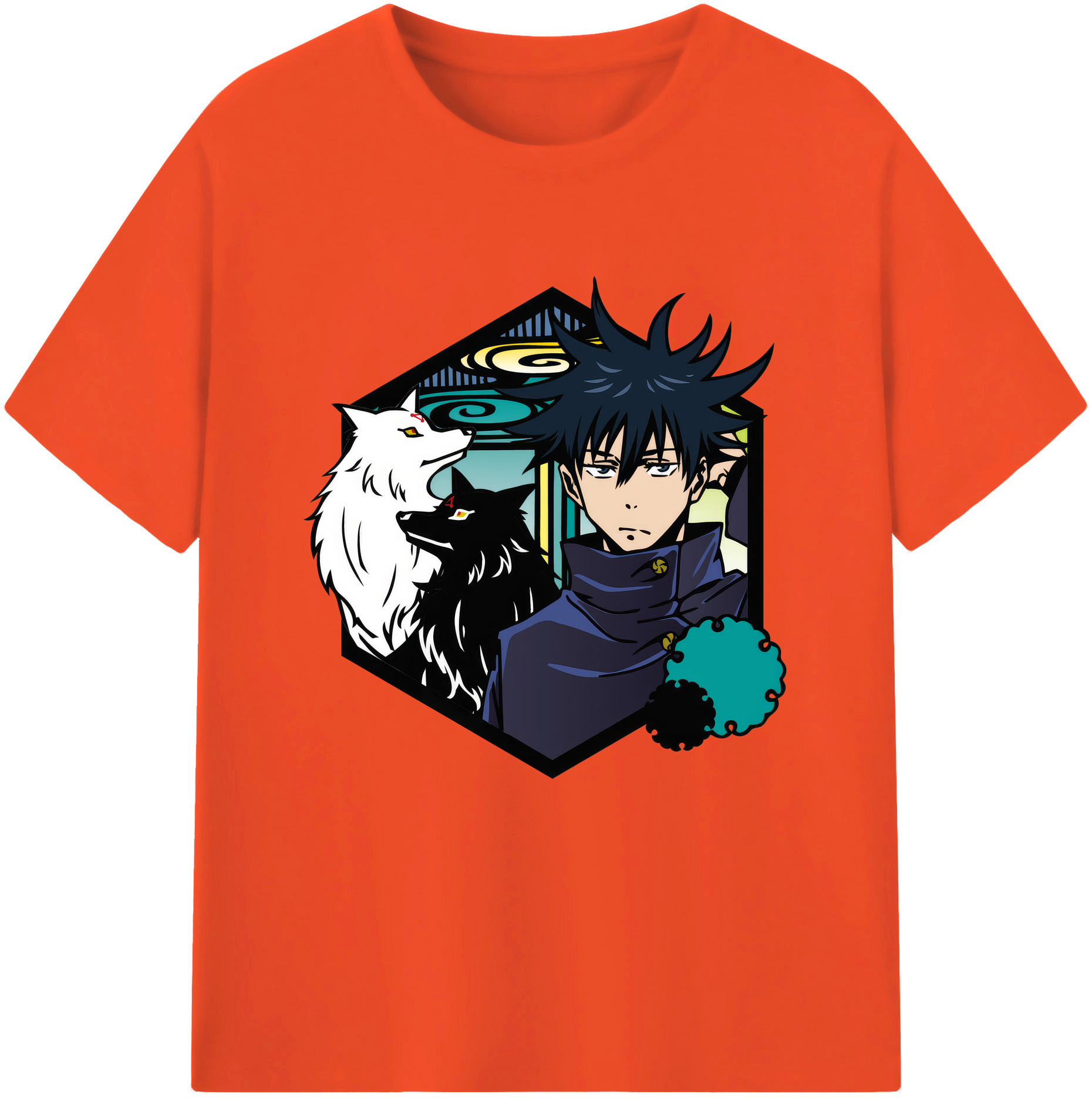 （画像用） 呪術廻戦 Jujutsu Kaisen 綿100％半袖Tシャツ（フロントプリント）