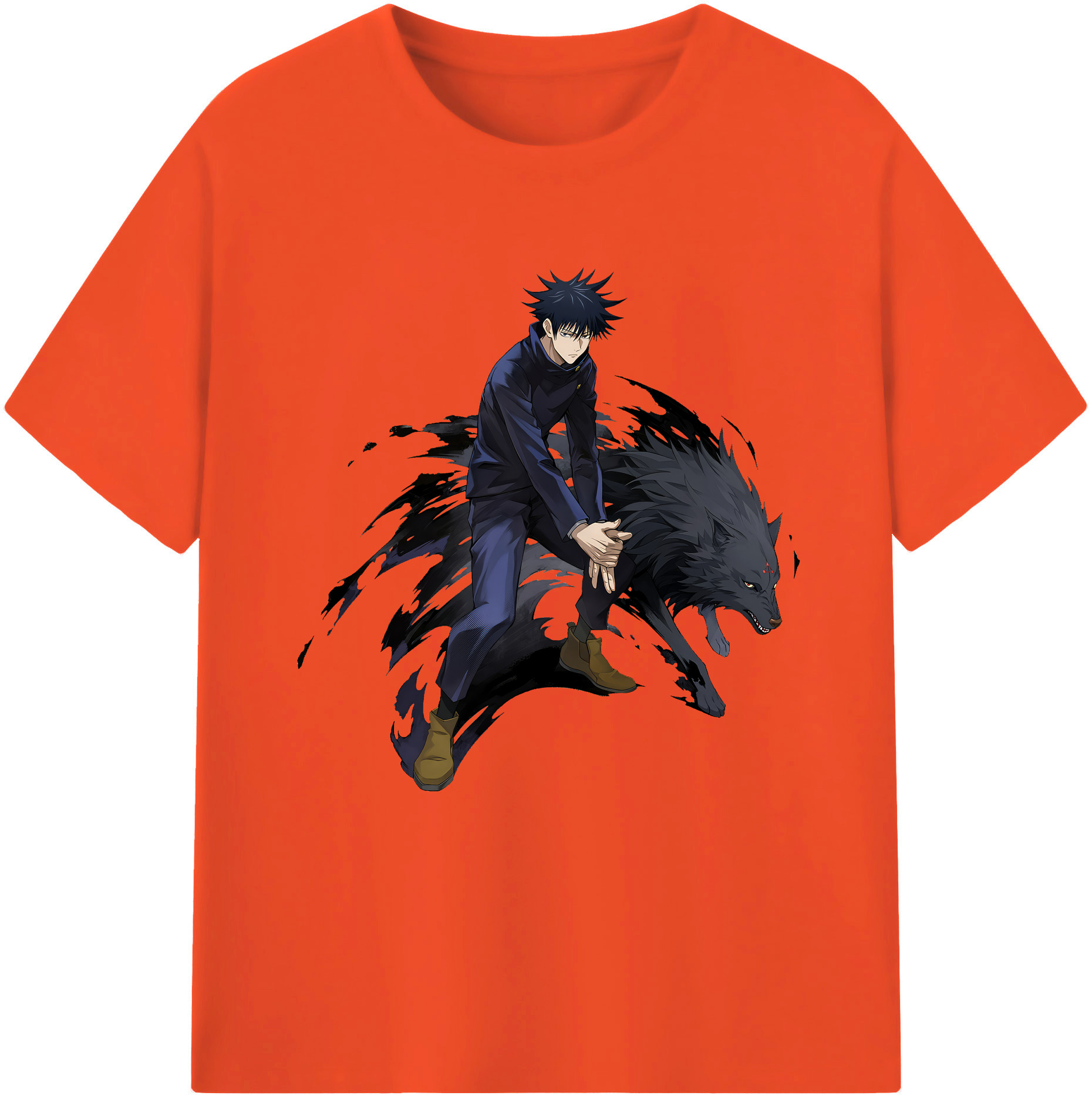 （画像用） 呪術廻戦 Jujutsu Kaisen 綿100％半袖Tシャツ（フロントプリント）