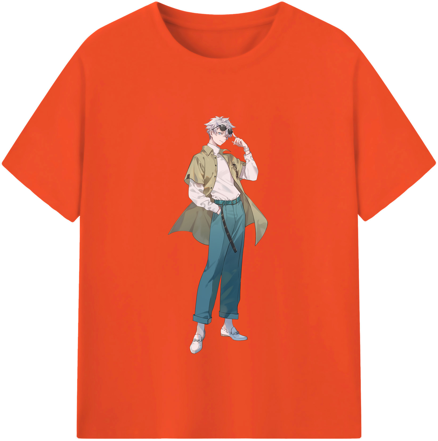 （画像用） 呪術廻戦 Jujutsu Kaisen 綿100％半袖Tシャツ（フロントプリント）