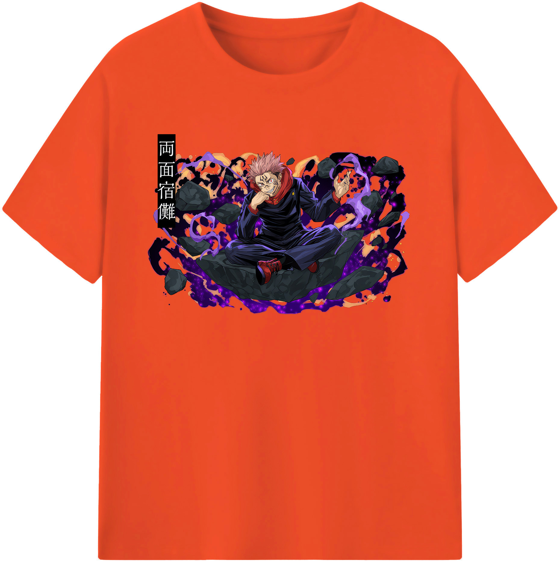 （画像用） 呪術廻戦 Jujutsu Kaisen 綿100％半袖Tシャツ（フロントプリント）
