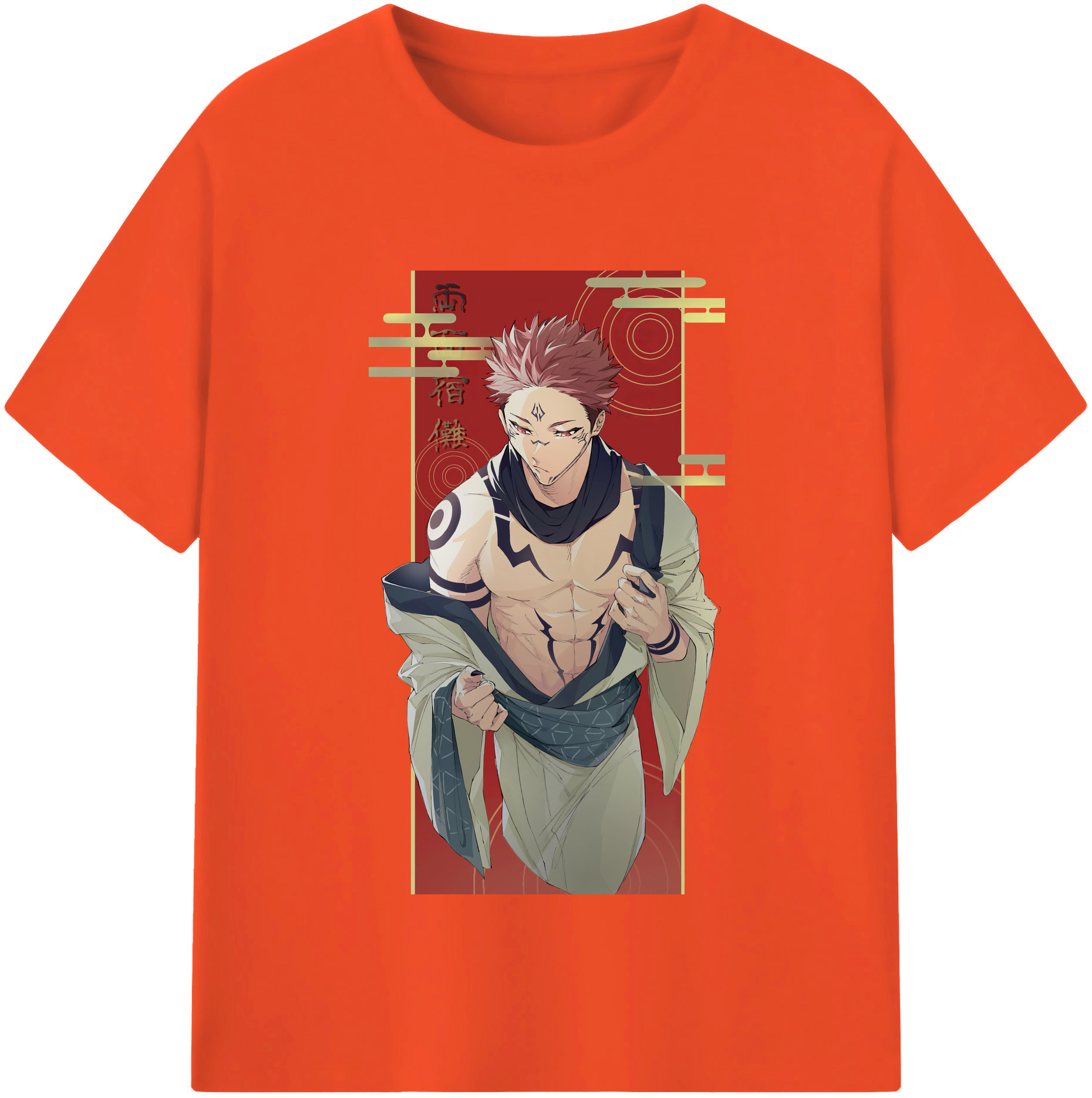 （画像用） 呪術廻戦 Jujutsu Kaisen 綿100％半袖Tシャツ（フロントプリント）