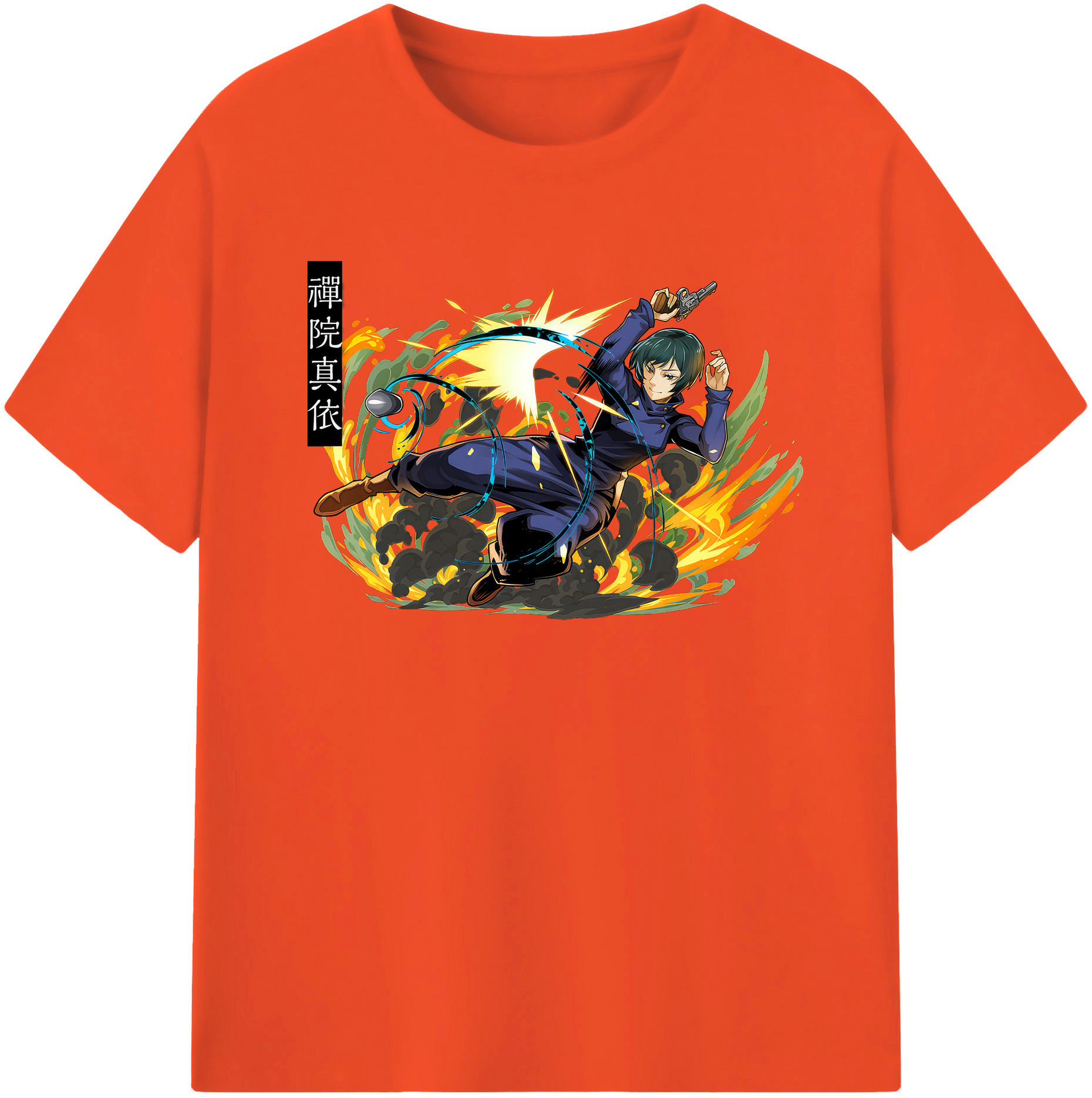 （画像用） 呪術廻戦 Jujutsu Kaisen 綿100％半袖Tシャツ（フロントプリント）