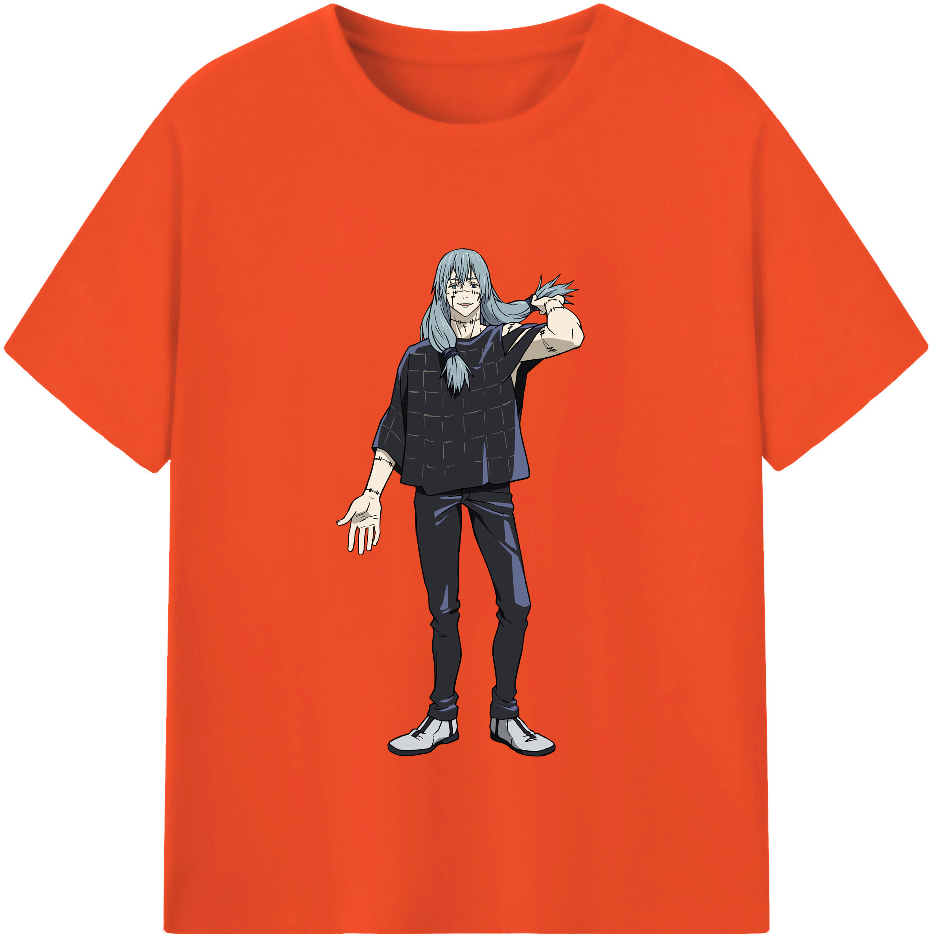 （画像用） 呪術廻戦 Jujutsu Kaisen 綿100％半袖Tシャツ（フロントプリント）