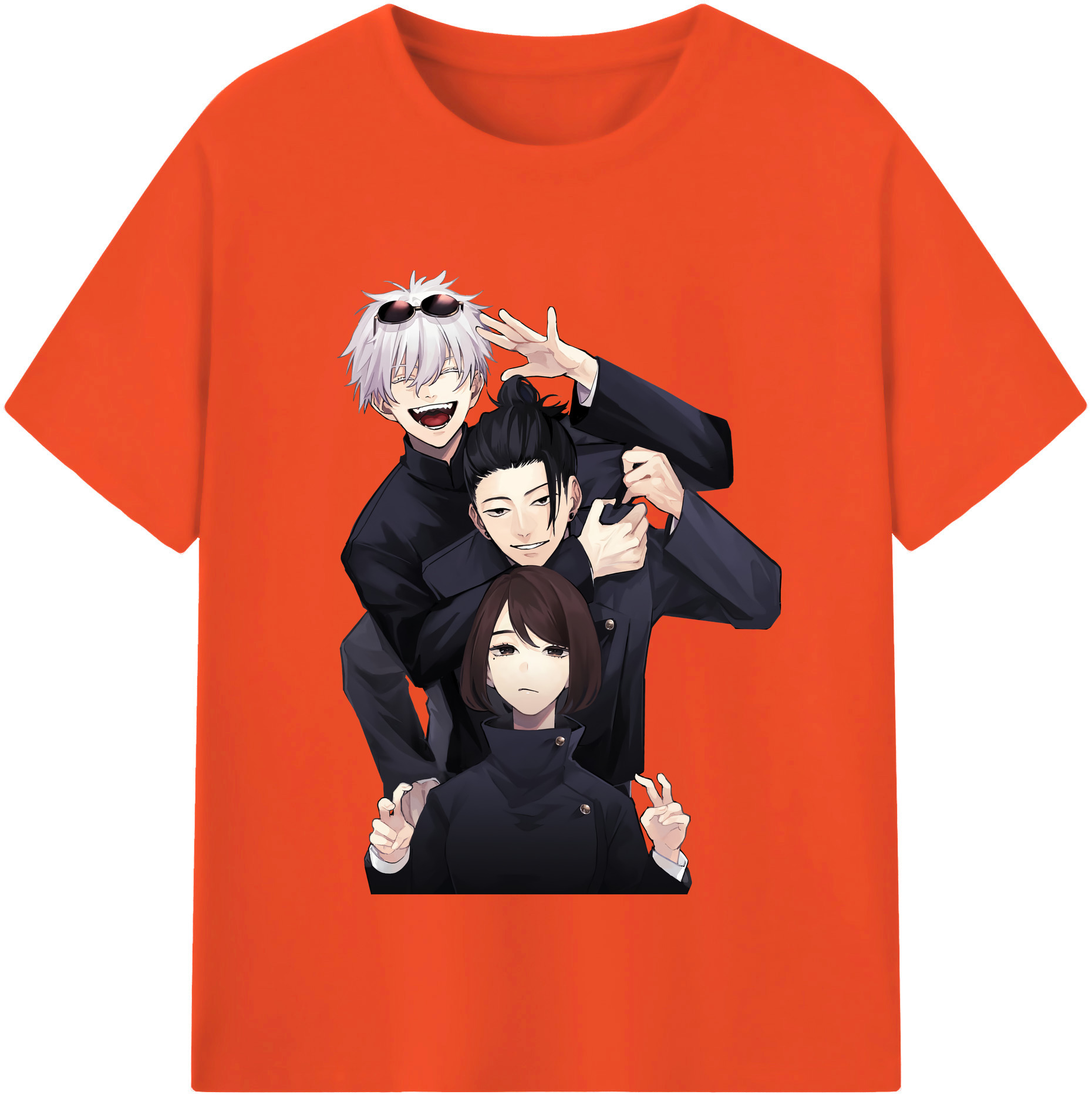 （画像用） 呪術廻戦 Jujutsu Kaisen 綿100％半袖Tシャツ（フロントプリント）