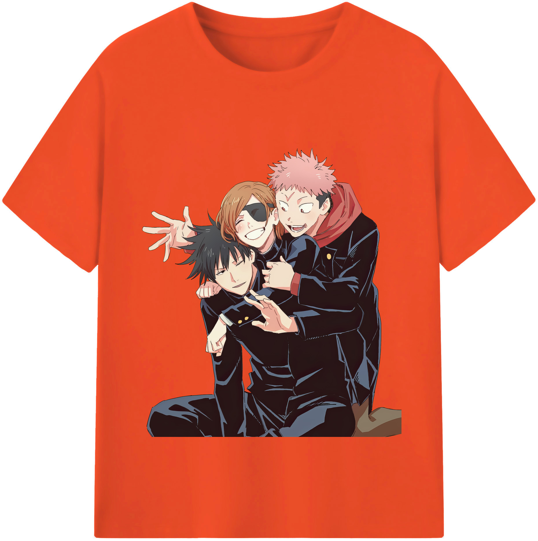 （画像用） 呪術廻戦 Jujutsu Kaisen 綿100％半袖Tシャツ（フロントプリント）