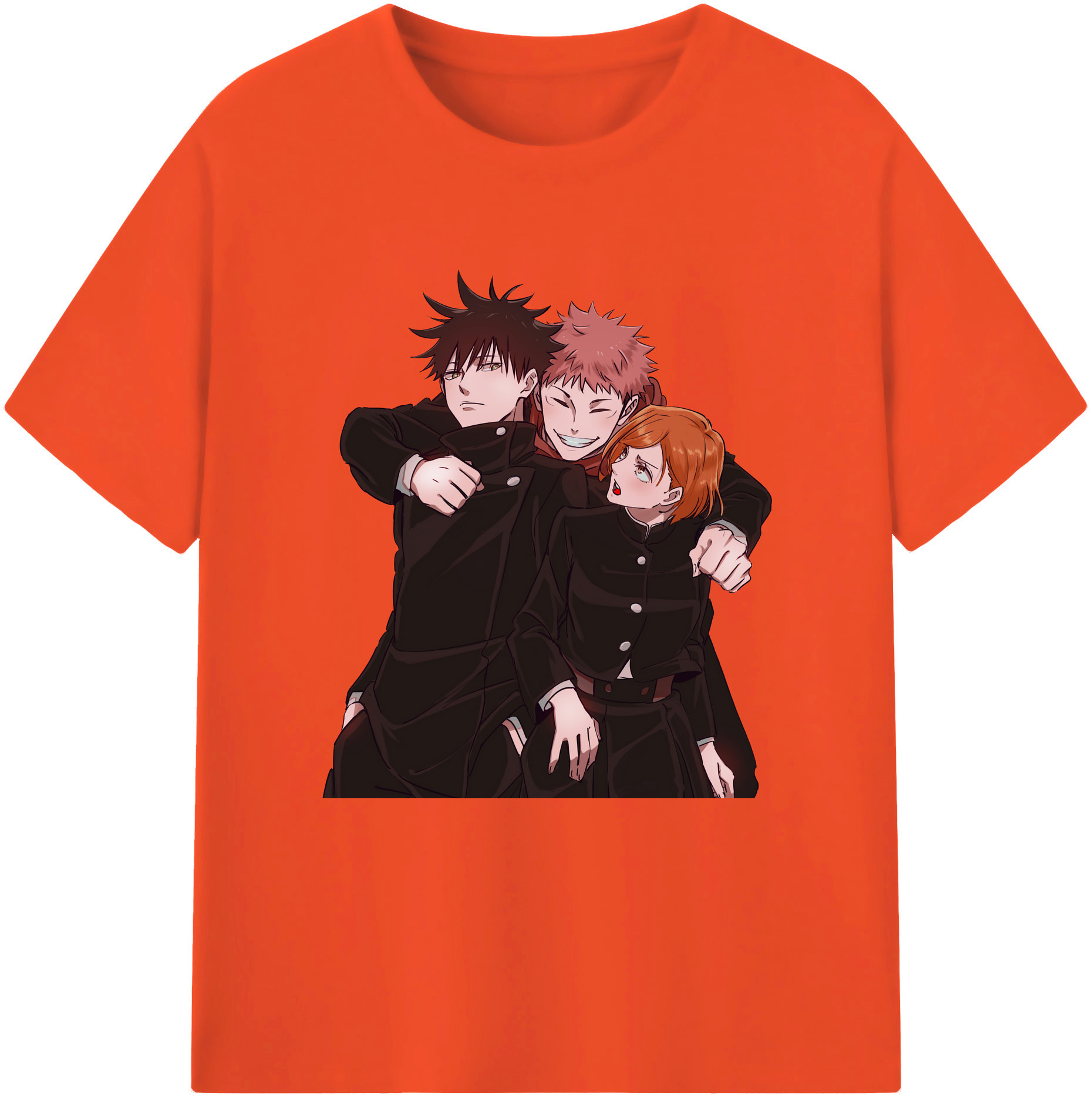 （画像用） 呪術廻戦 Jujutsu Kaisen 綿100％半袖Tシャツ（フロントプリント）