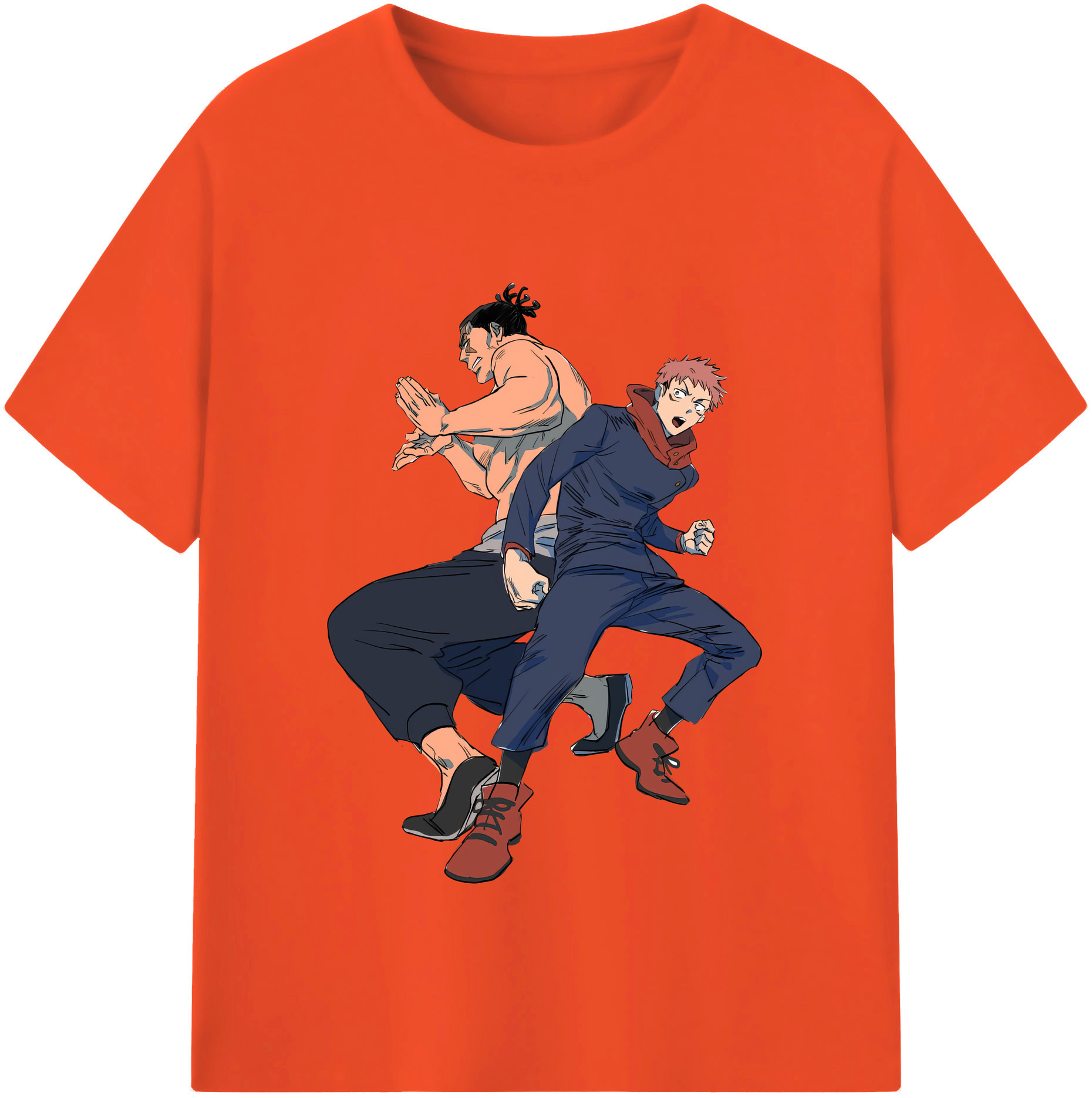 （画像用） 呪術廻戦 Jujutsu Kaisen 綿100％半袖Tシャツ（フロントプリント）