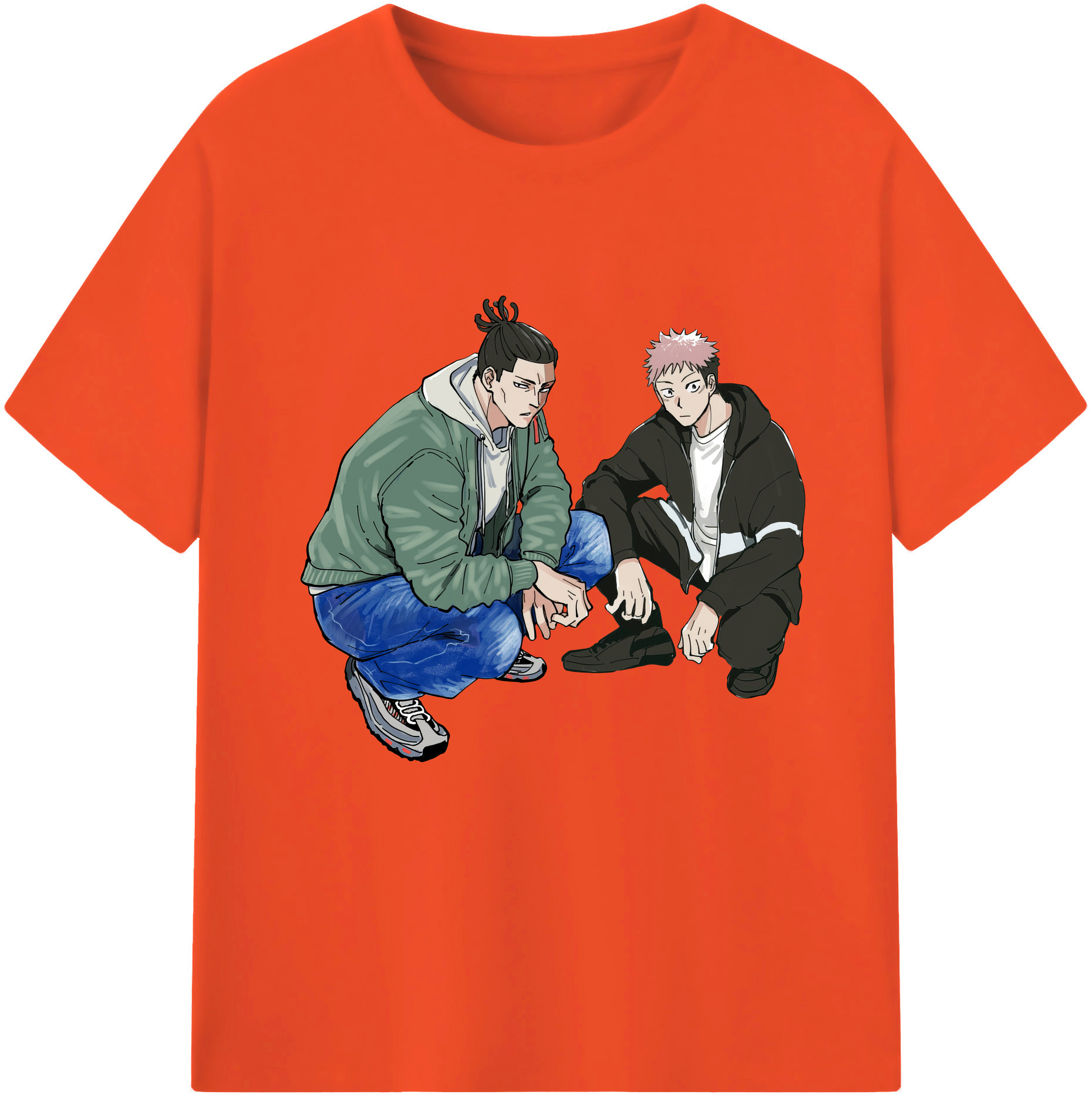 （画像用） 呪術廻戦 Jujutsu Kaisen 綿100％半袖Tシャツ（フロントプリント）