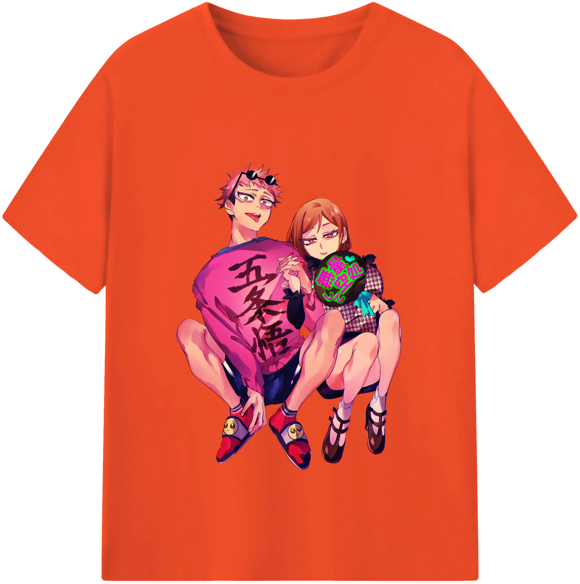 （画像用） 呪術廻戦 Jujutsu Kaisen 綿100％半袖Tシャツ（フロントプリント）