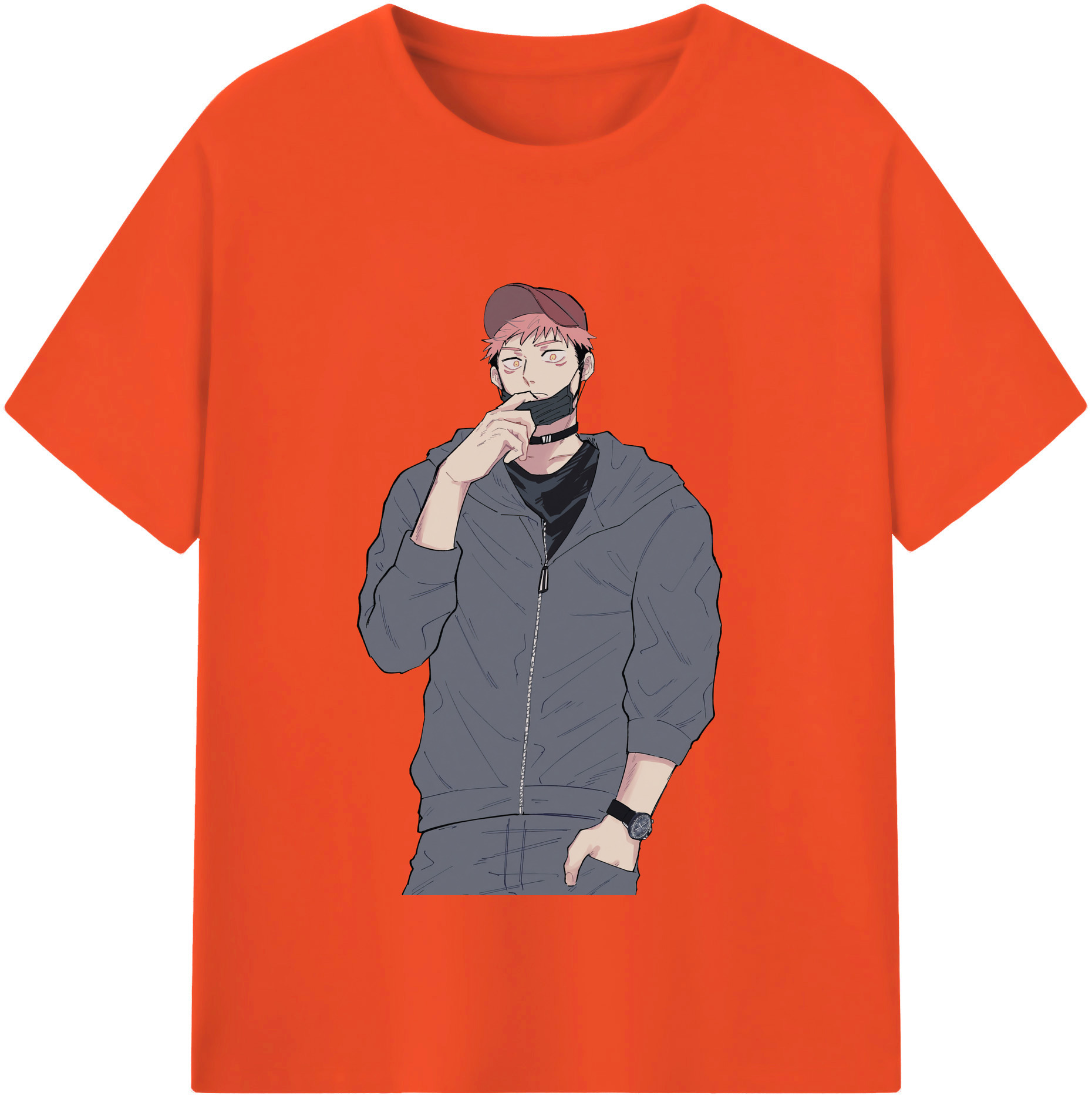 （画像用） 呪術廻戦 Jujutsu Kaisen 綿100％半袖Tシャツ（フロントプリント）