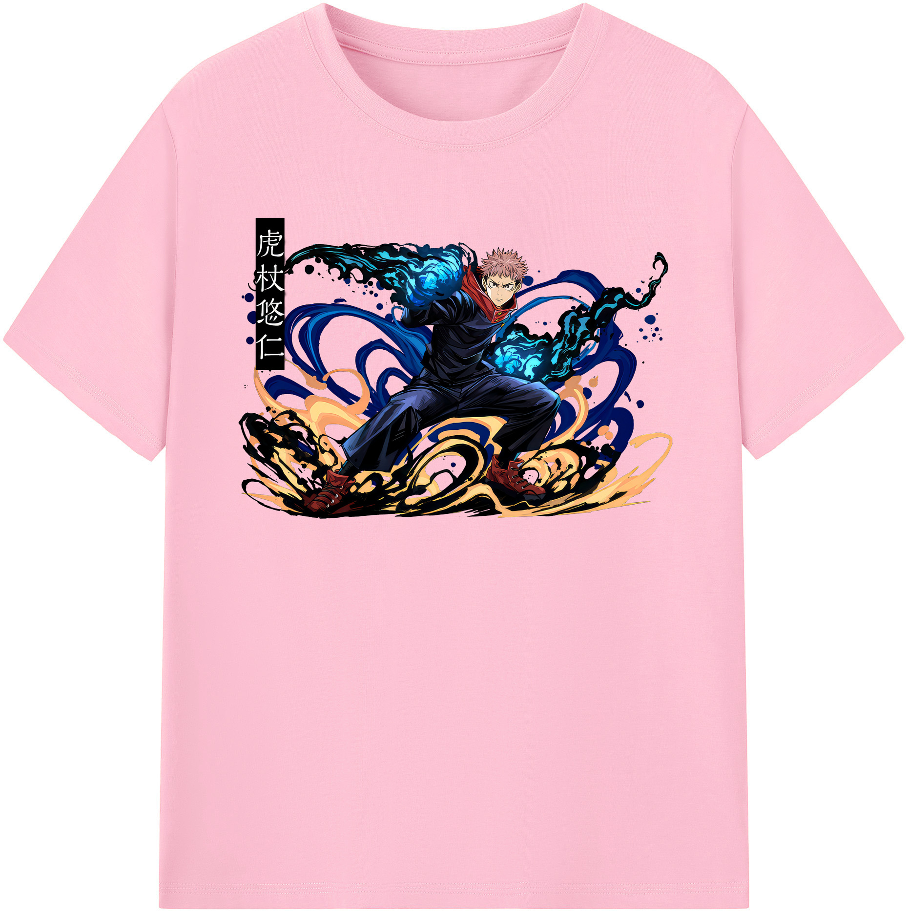 （画像用） 呪術廻戦 Jujutsu Kaisen 綿100％半袖Tシャツ（フロントプリント）
