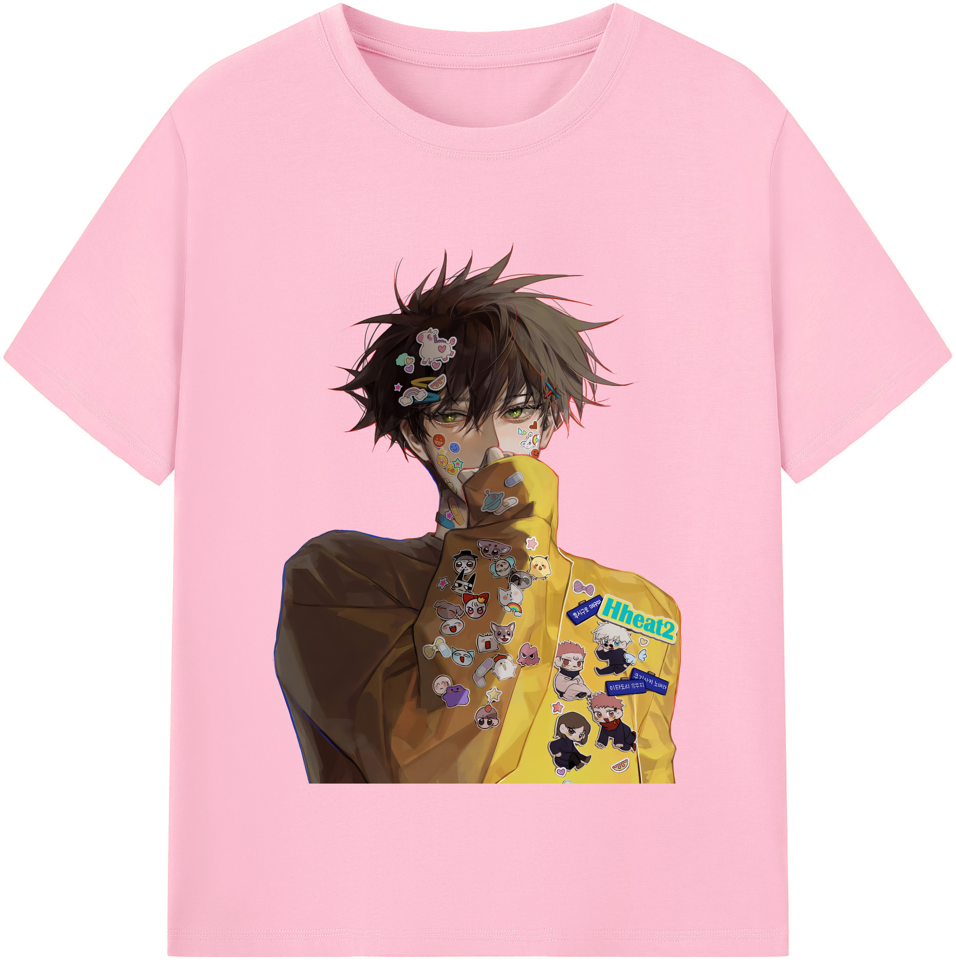 （画像用） 呪術廻戦 Jujutsu Kaisen 綿100％半袖Tシャツ（フロントプリント）