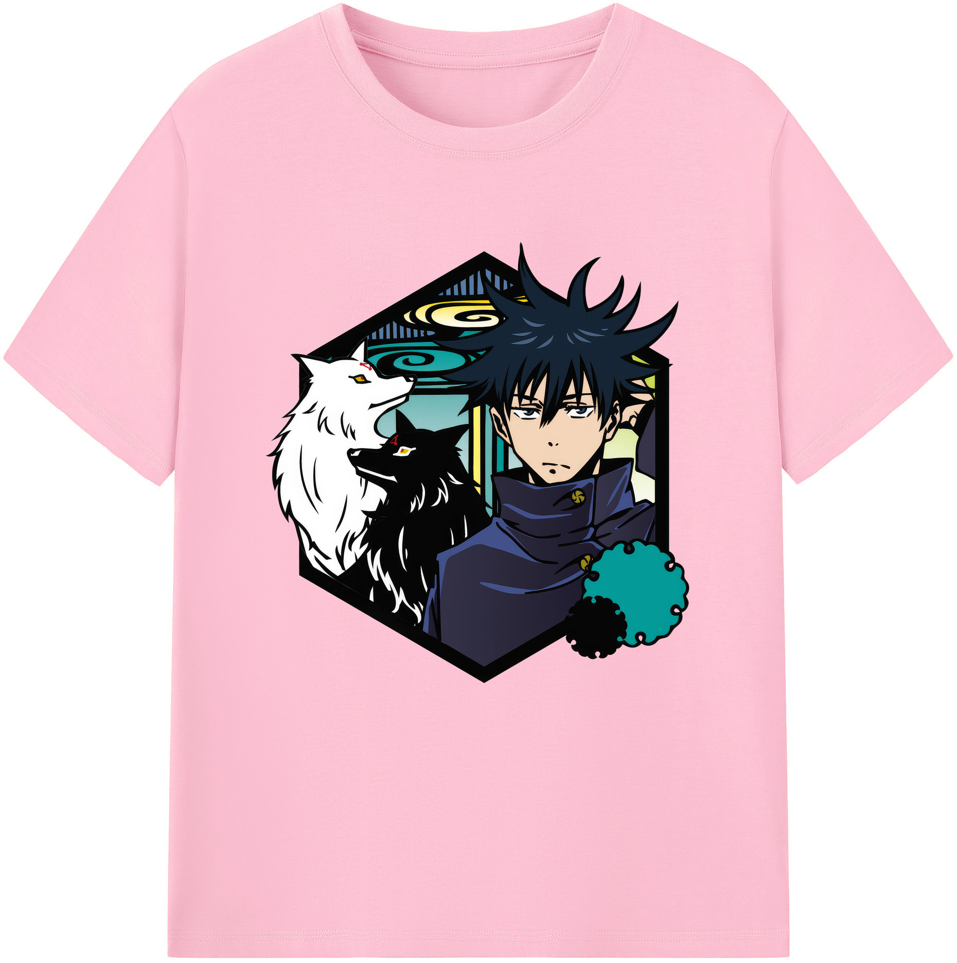 （画像用） 呪術廻戦 Jujutsu Kaisen 綿100％半袖Tシャツ（フロントプリント）