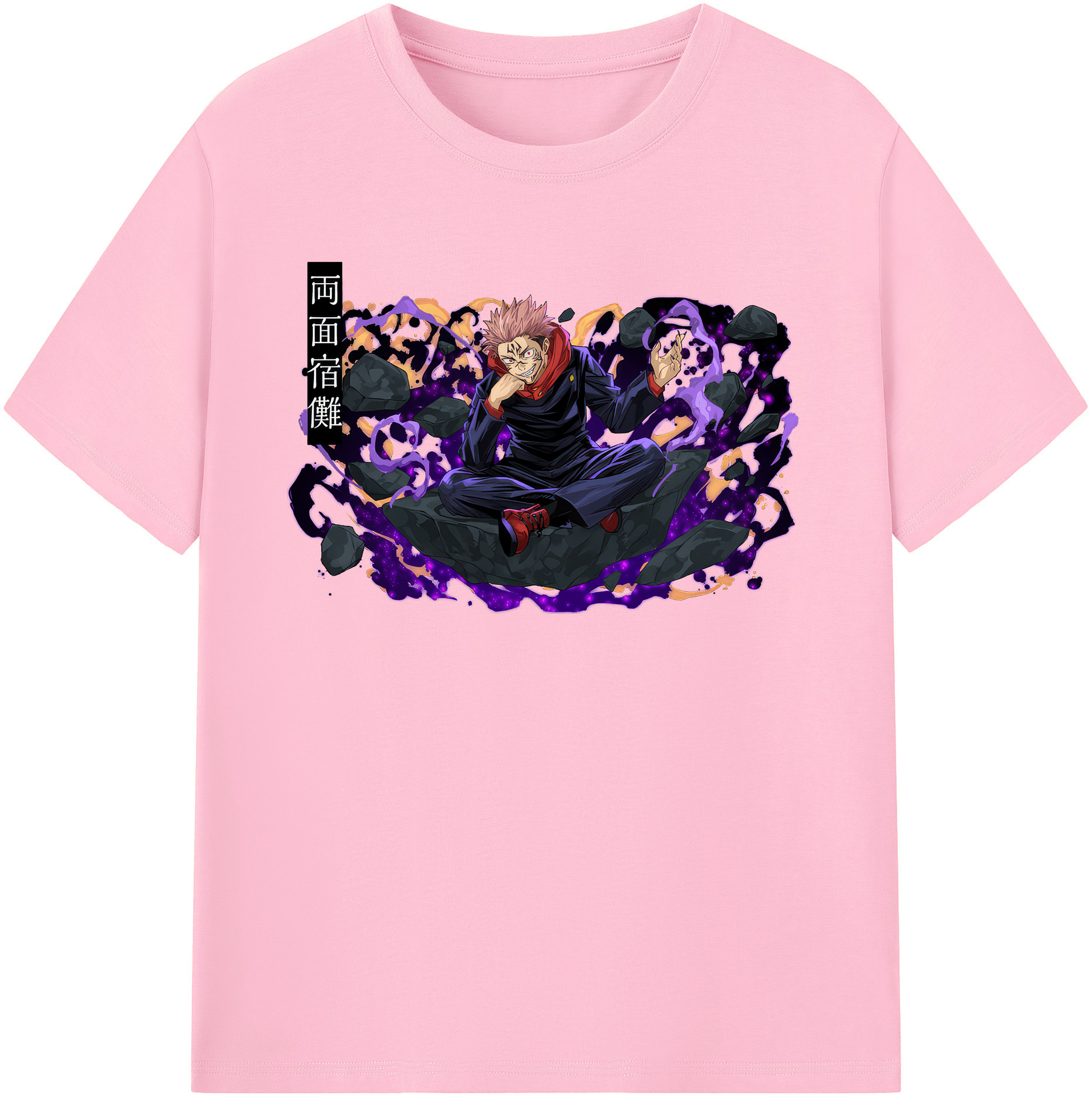 （画像用） 呪術廻戦 Jujutsu Kaisen 綿100％半袖Tシャツ（フロントプリント）