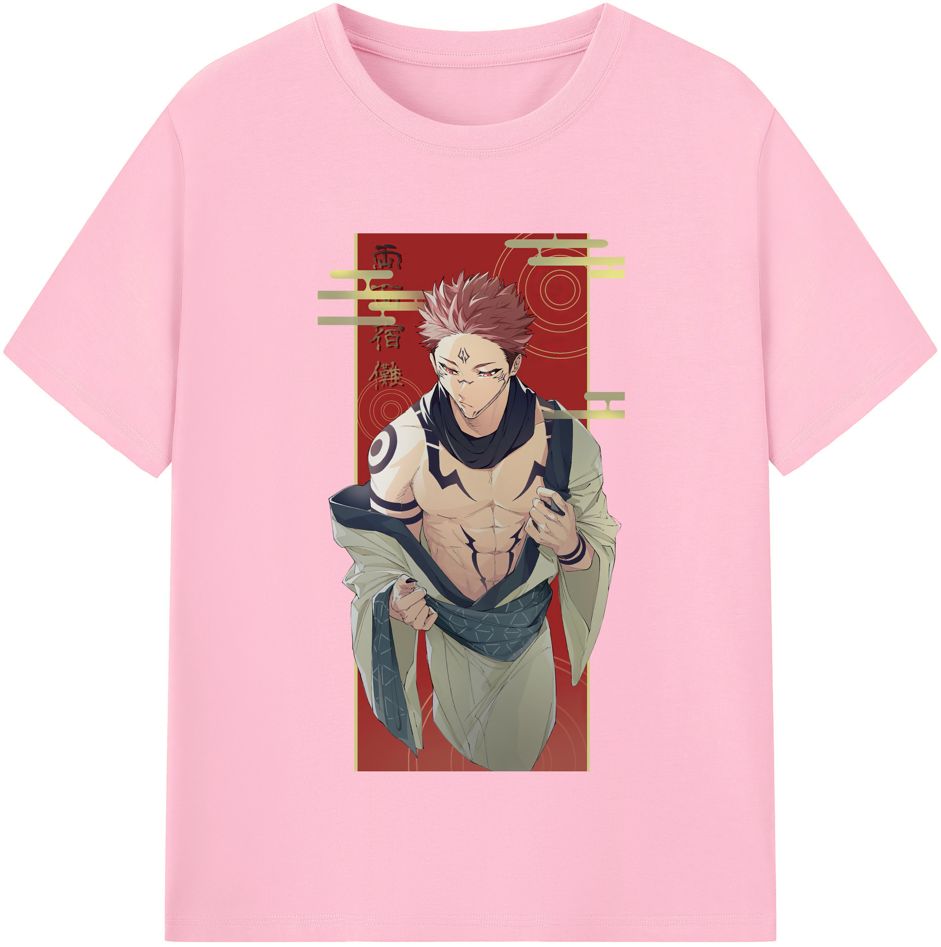（画像用） 呪術廻戦 Jujutsu Kaisen 綿100％半袖Tシャツ（フロントプリント）
