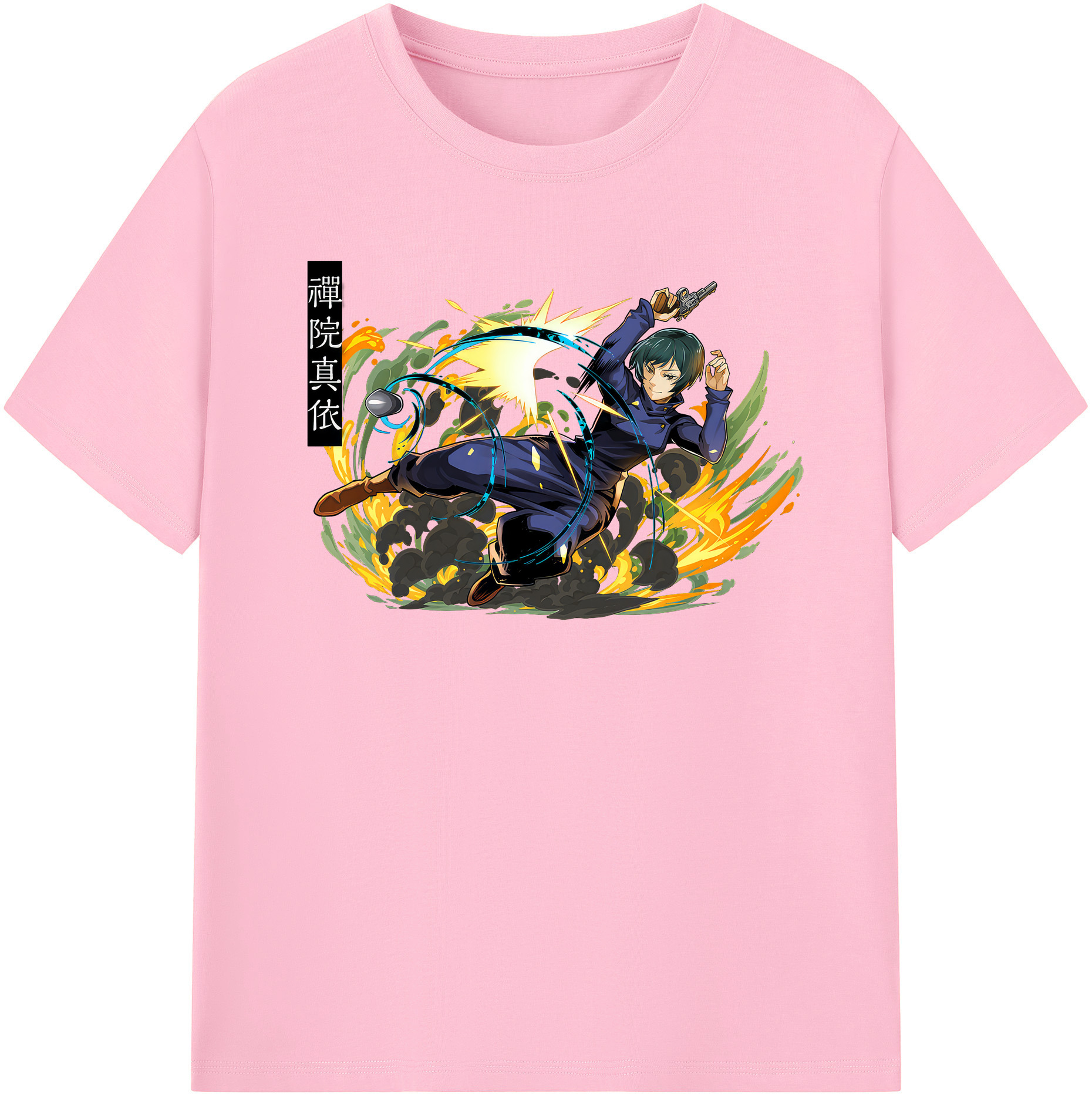 （画像用） 呪術廻戦 Jujutsu Kaisen 綿100％半袖Tシャツ（フロントプリント）