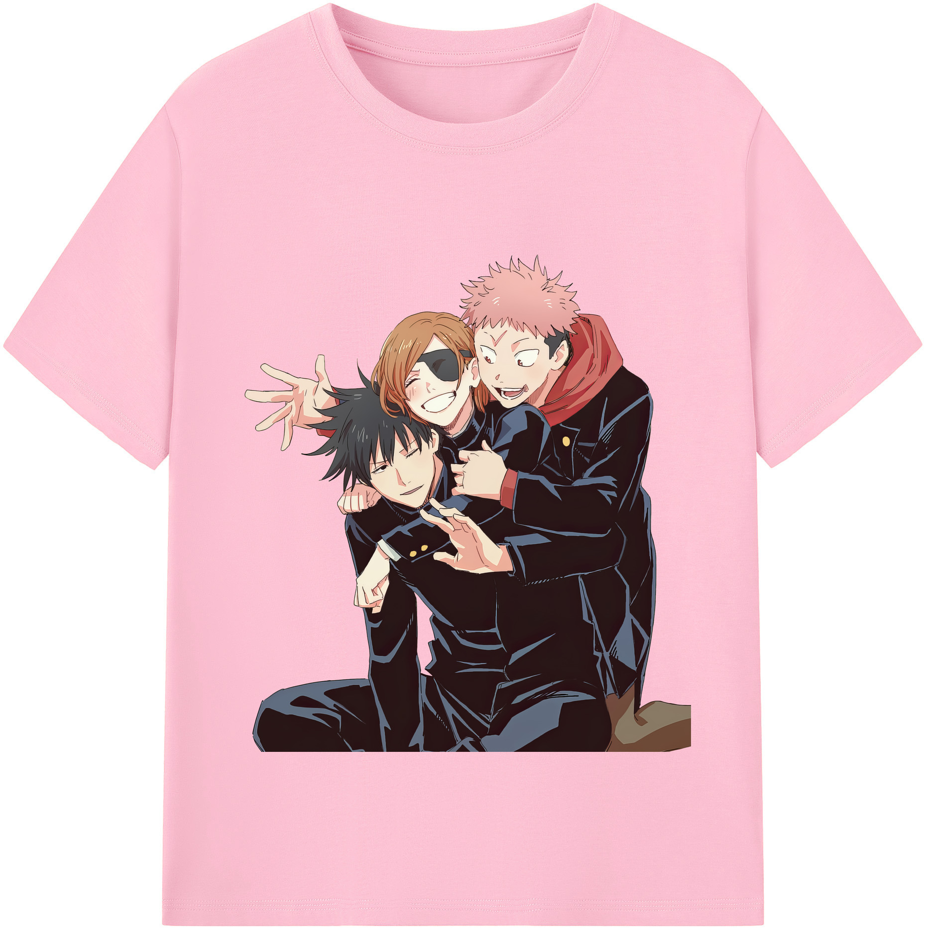 （画像用） 呪術廻戦 Jujutsu Kaisen 綿100％半袖Tシャツ（フロントプリント）