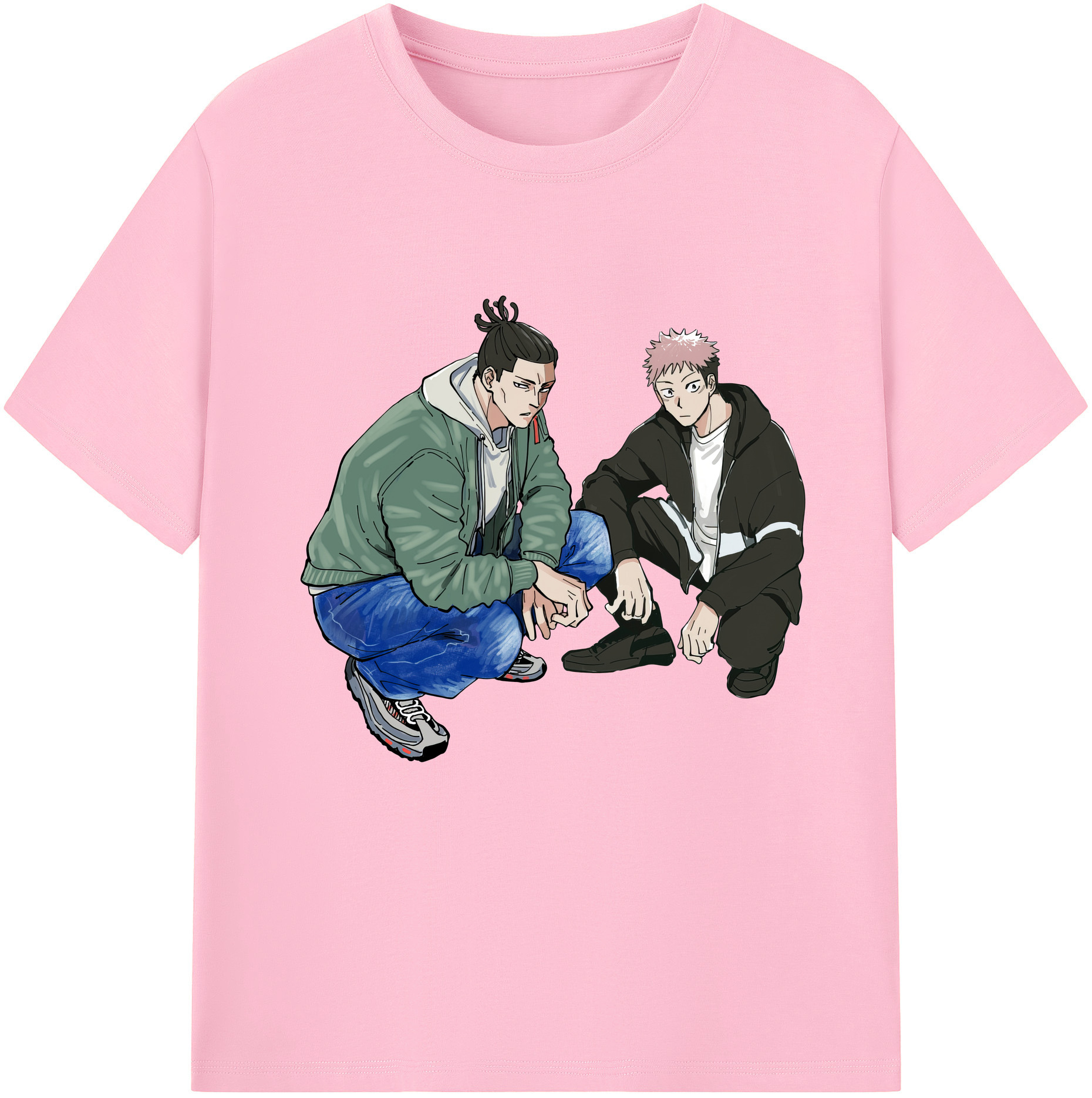 （画像用） 呪術廻戦 Jujutsu Kaisen 綿100％半袖Tシャツ（フロントプリント）