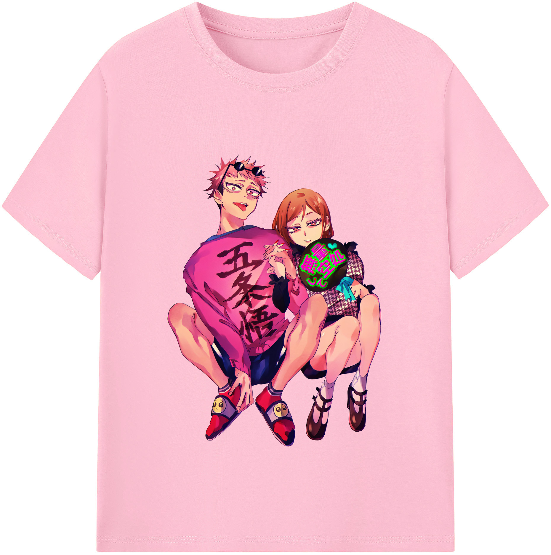 （画像用） 呪術廻戦 Jujutsu Kaisen 綿100％半袖Tシャツ（フロントプリント）