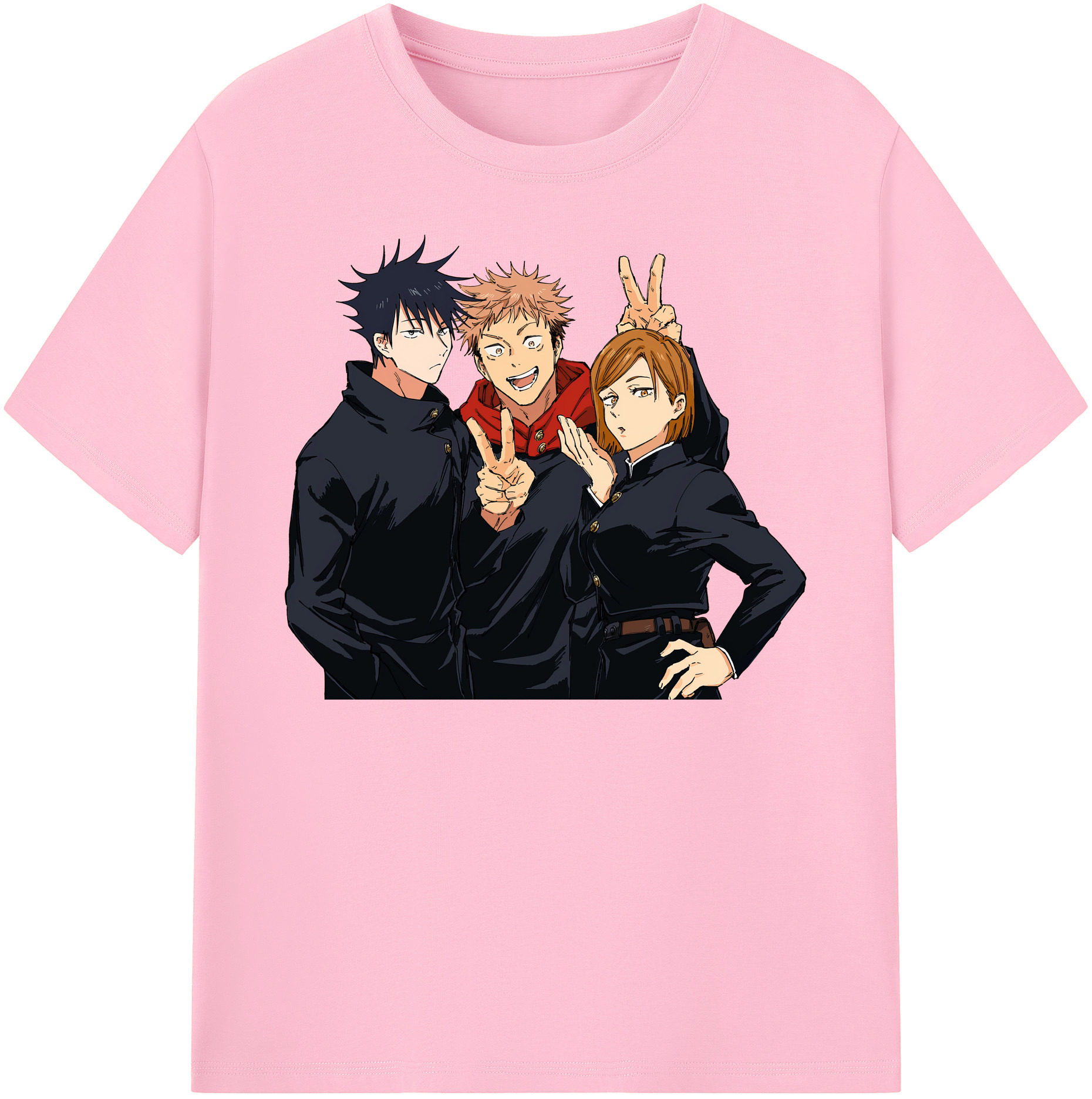 （画像用） 呪術廻戦 Jujutsu Kaisen 綿100％半袖Tシャツ（フロントプリント）
