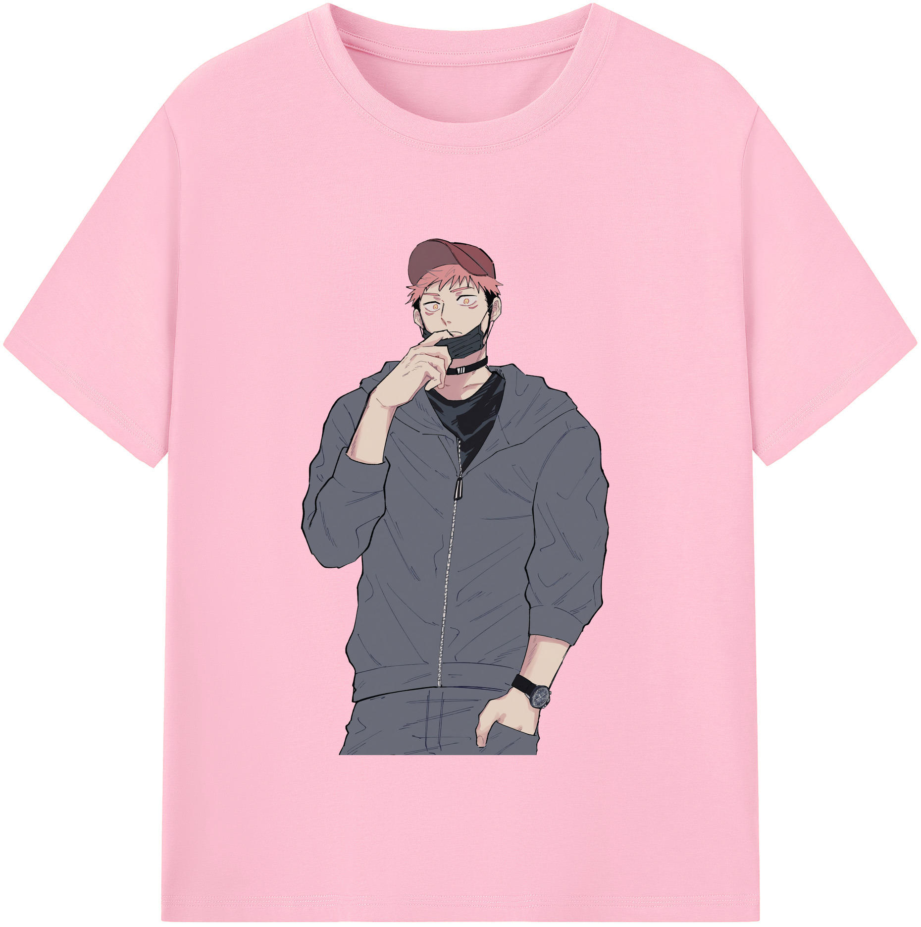 （画像用） 呪術廻戦 Jujutsu Kaisen 綿100％半袖Tシャツ（フロントプリント）