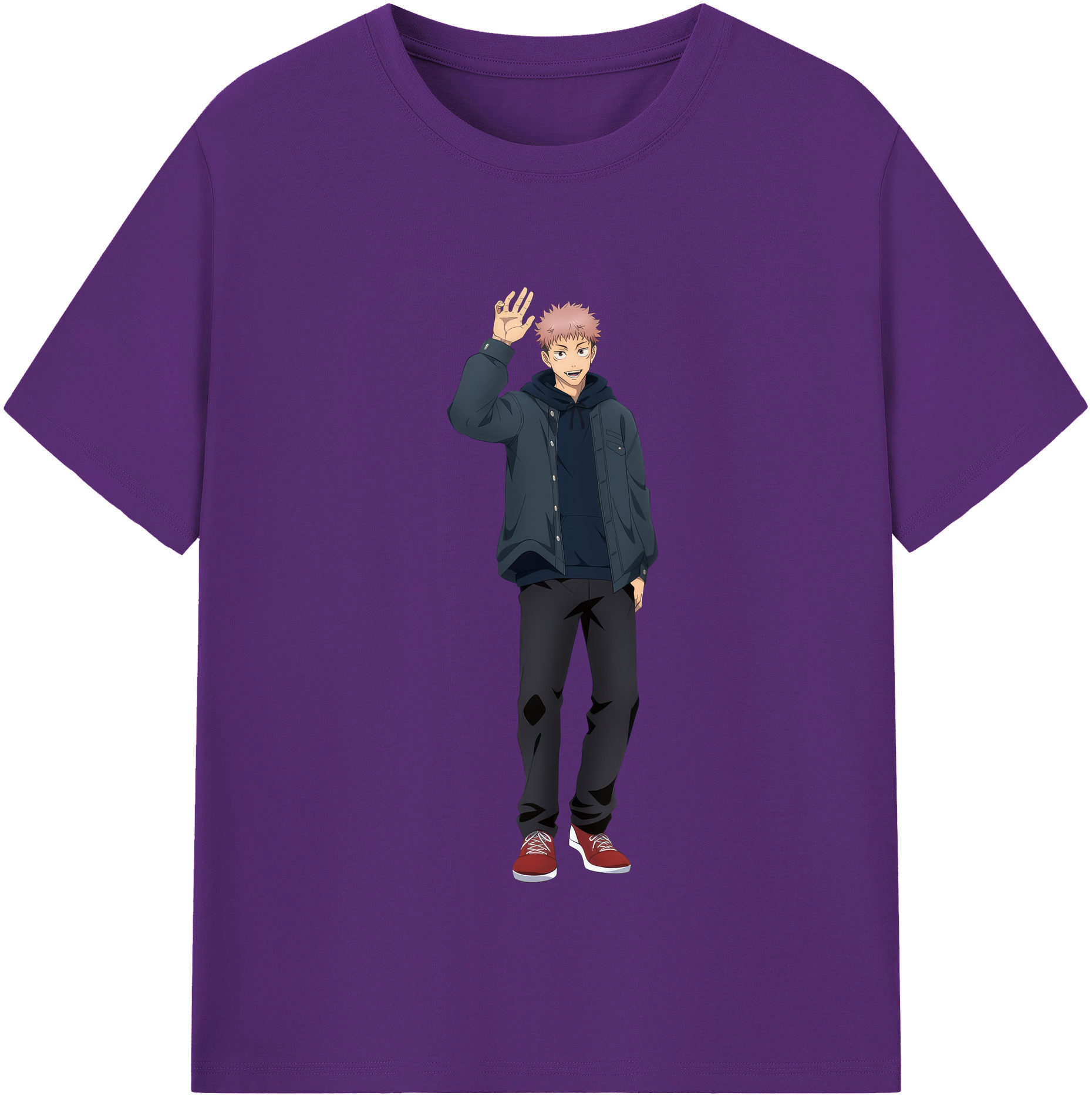 （画像用） 呪術廻戦 Jujutsu Kaisen 綿100％半袖Tシャツ（フロントプリント）