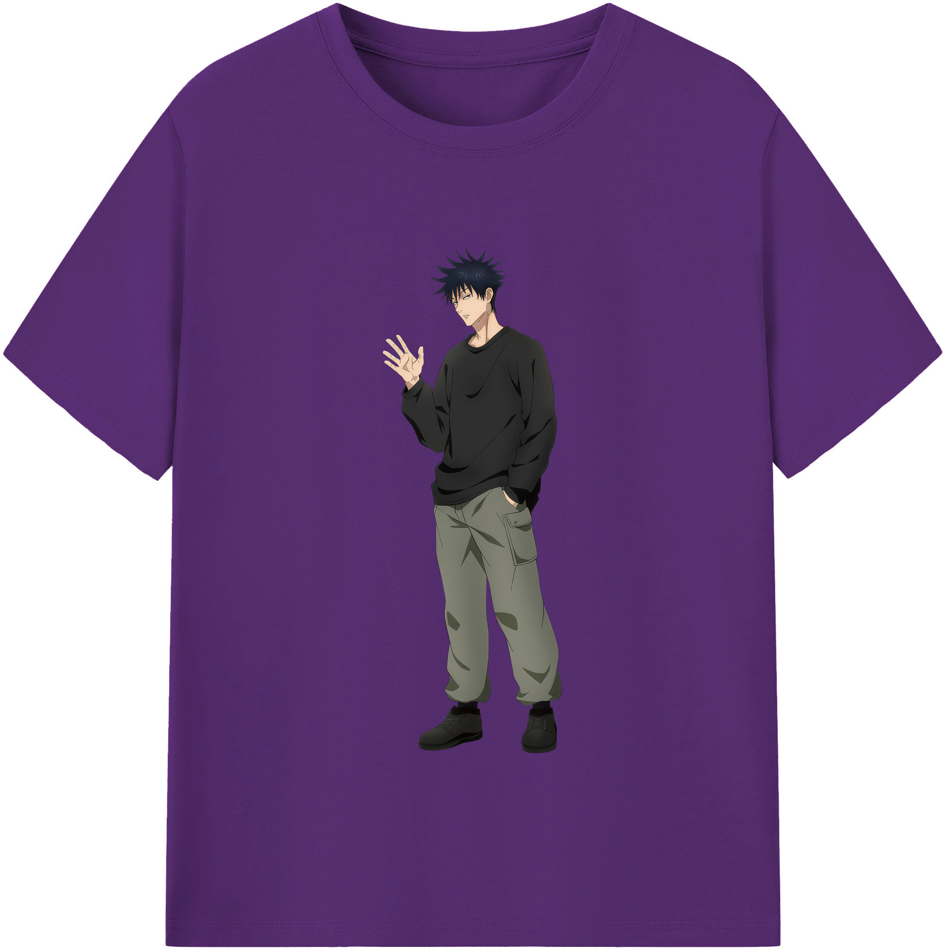 （画像用） 呪術廻戦 Jujutsu Kaisen 綿100％半袖Tシャツ（フロントプリント）