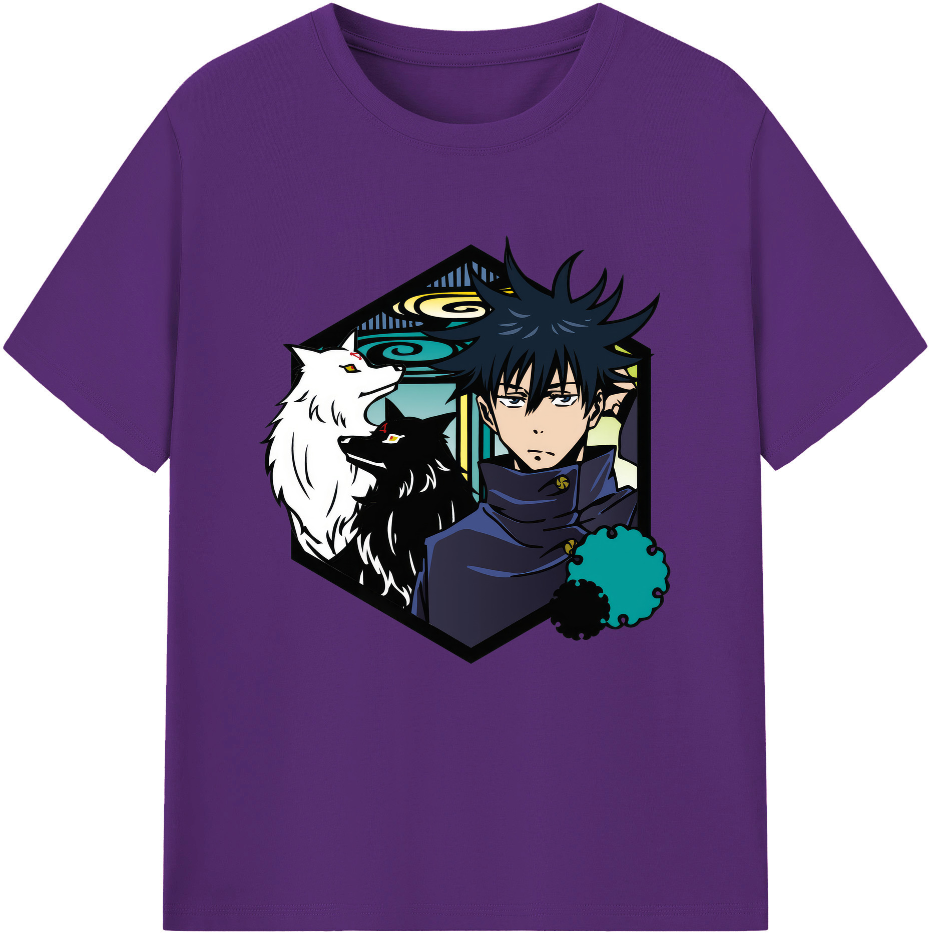 （画像用） 呪術廻戦 Jujutsu Kaisen 綿100％半袖Tシャツ（フロントプリント）