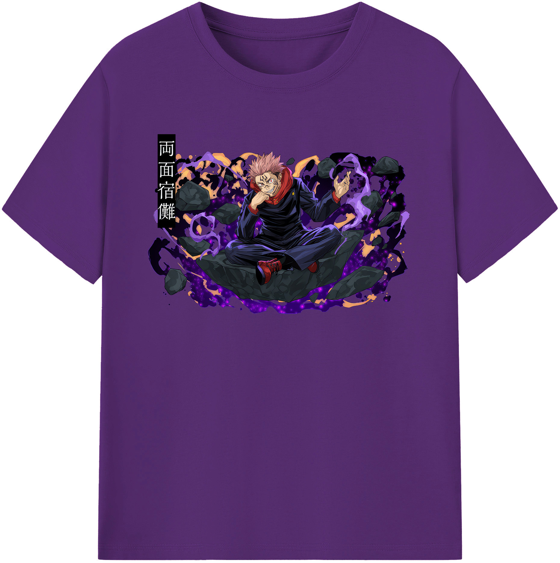 （画像用） 呪術廻戦 Jujutsu Kaisen 綿100％半袖Tシャツ（フロントプリント）