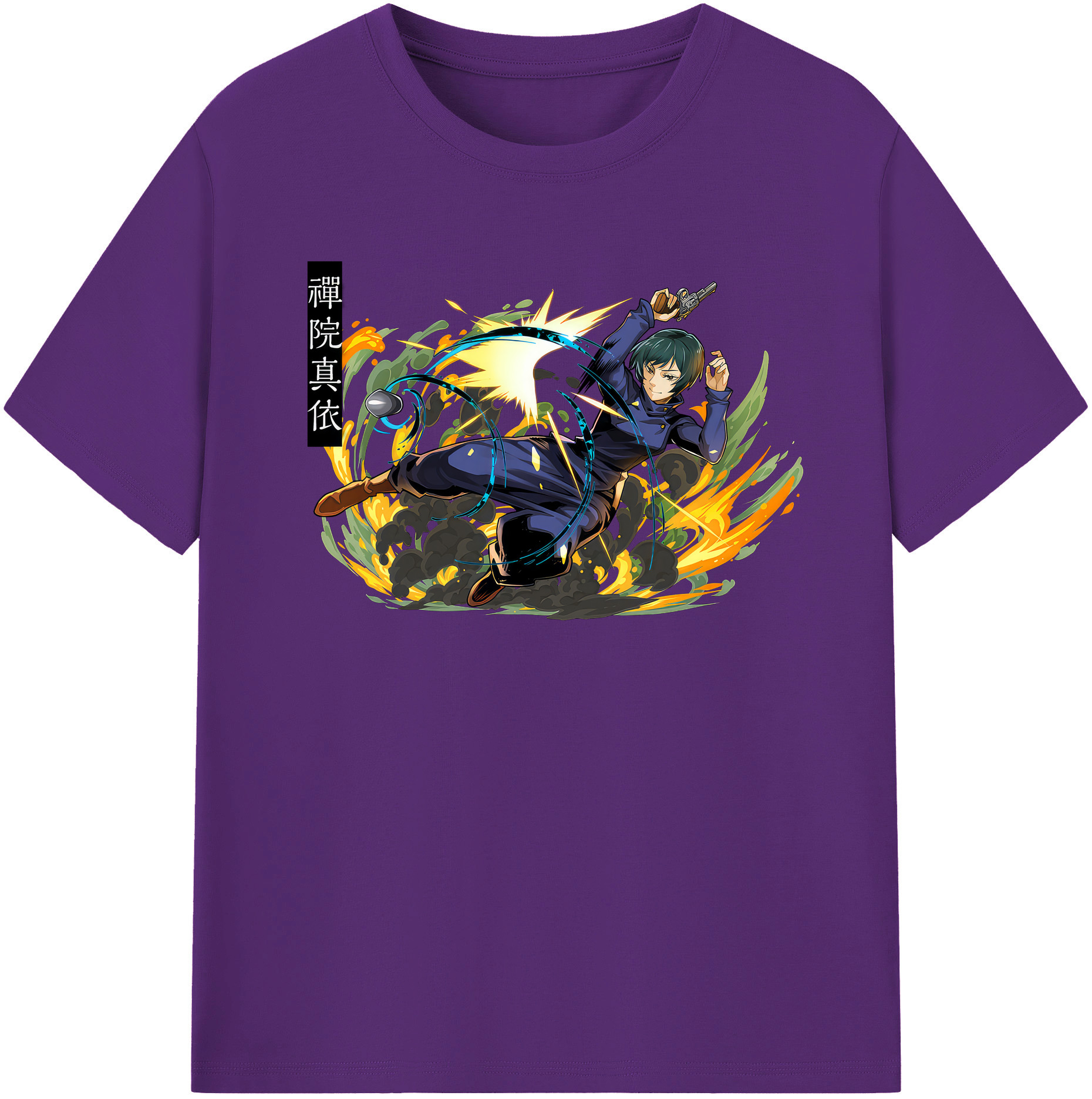 （画像用） 呪術廻戦 Jujutsu Kaisen 綿100％半袖Tシャツ（フロントプリント）