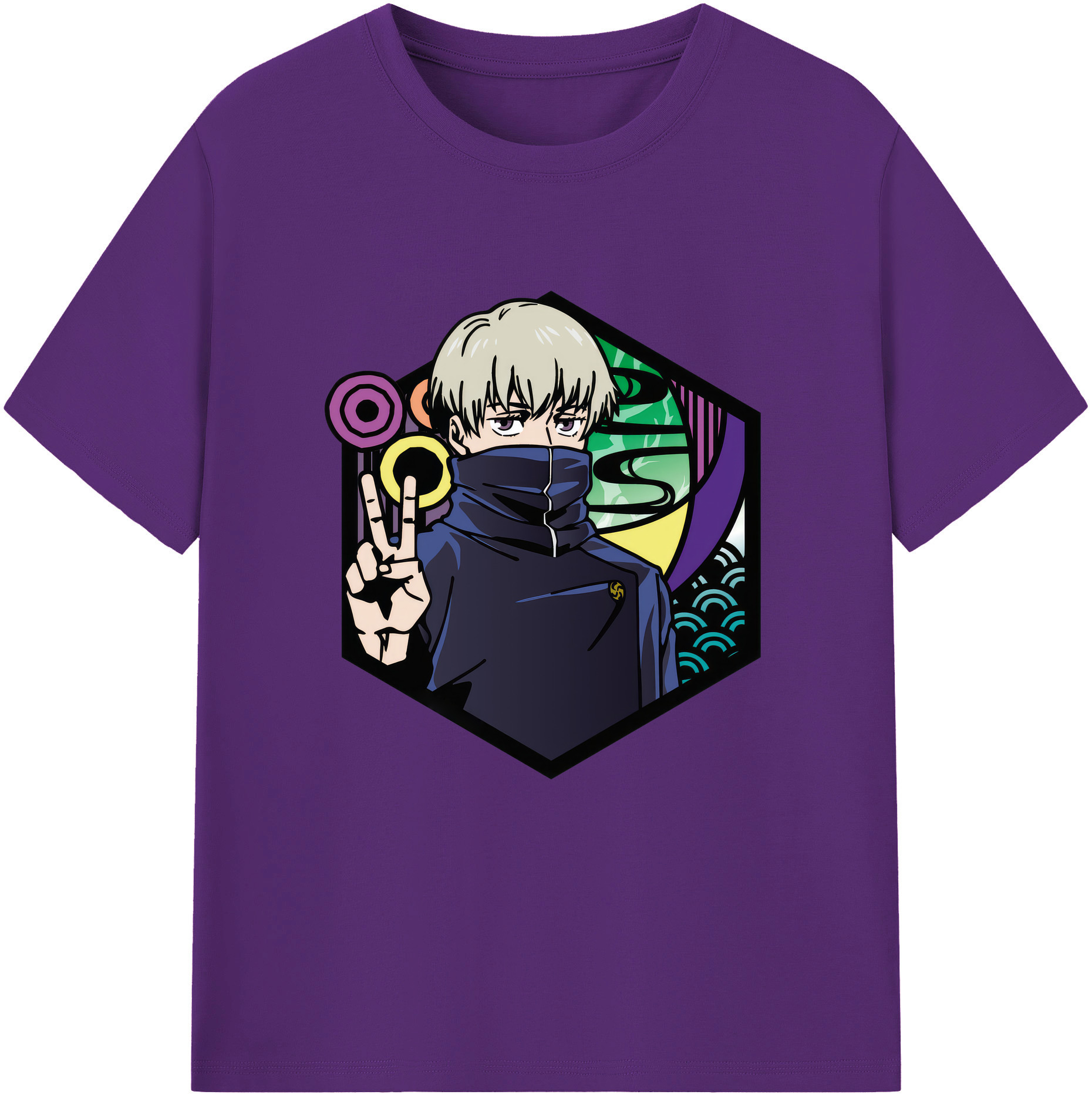 （画像用） 呪術廻戦 Jujutsu Kaisen 綿100％半袖Tシャツ（フロントプリント）