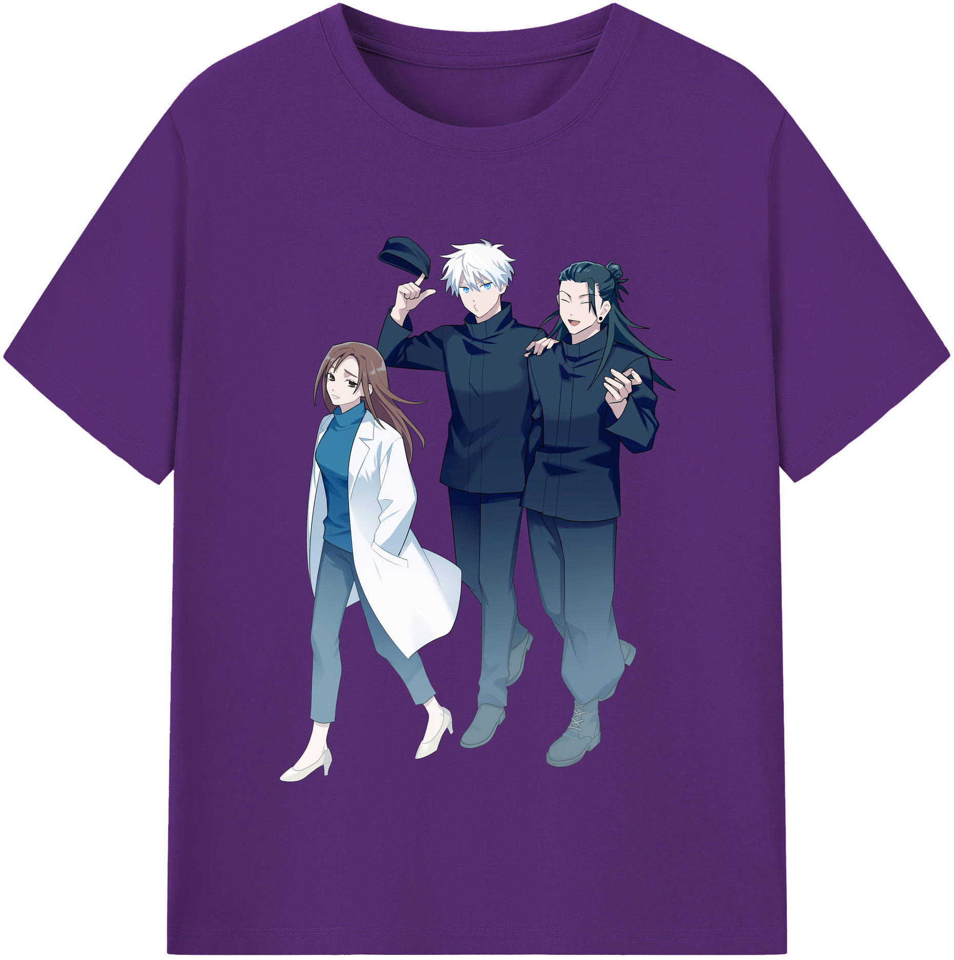（画像用） 呪術廻戦 Jujutsu Kaisen 綿100％半袖Tシャツ（フロントプリント）