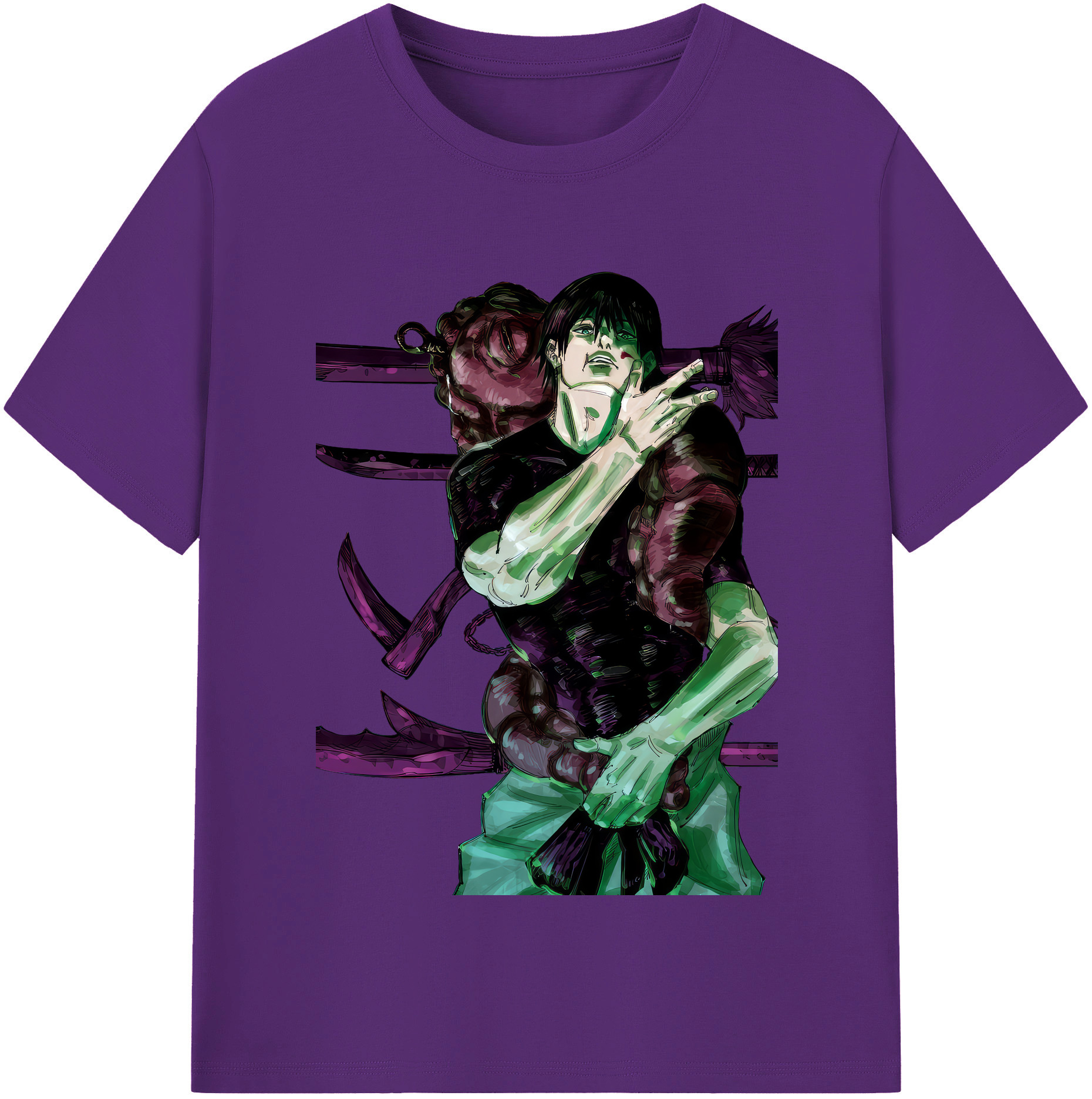 （画像用） 呪術廻戦 Jujutsu Kaisen 綿100％半袖Tシャツ（フロントプリント）