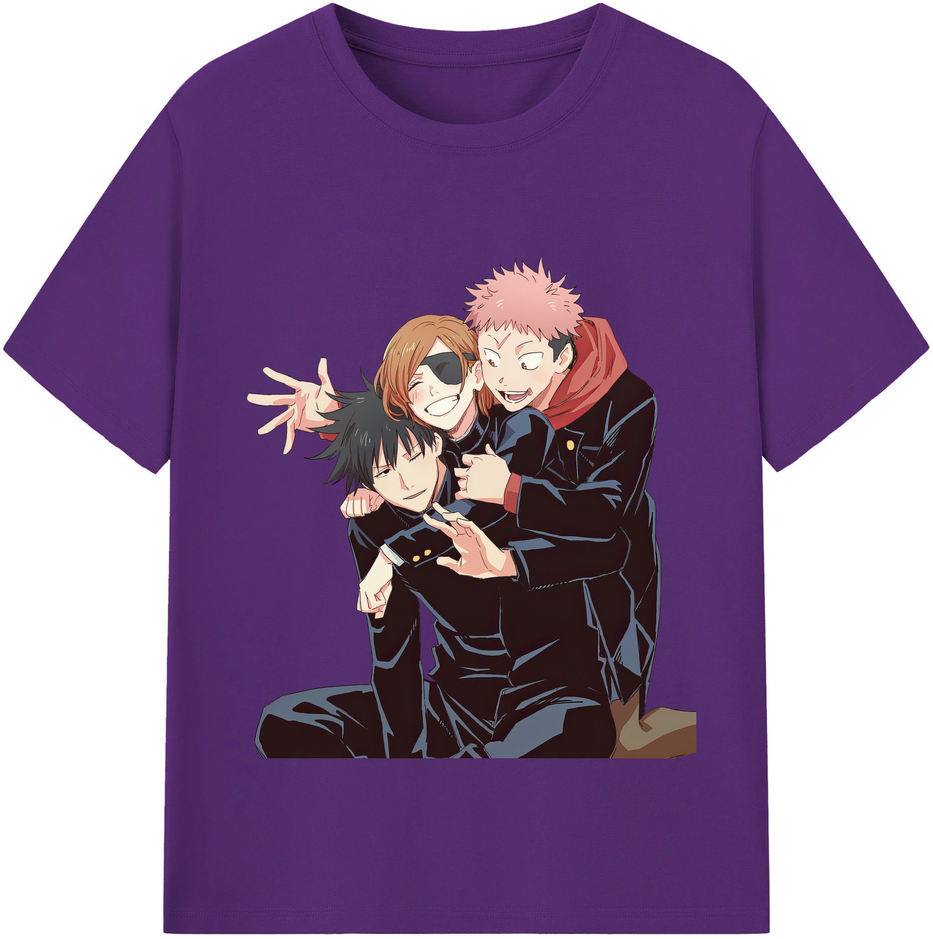 （画像用） 呪術廻戦 Jujutsu Kaisen 綿100％半袖Tシャツ（フロントプリント）