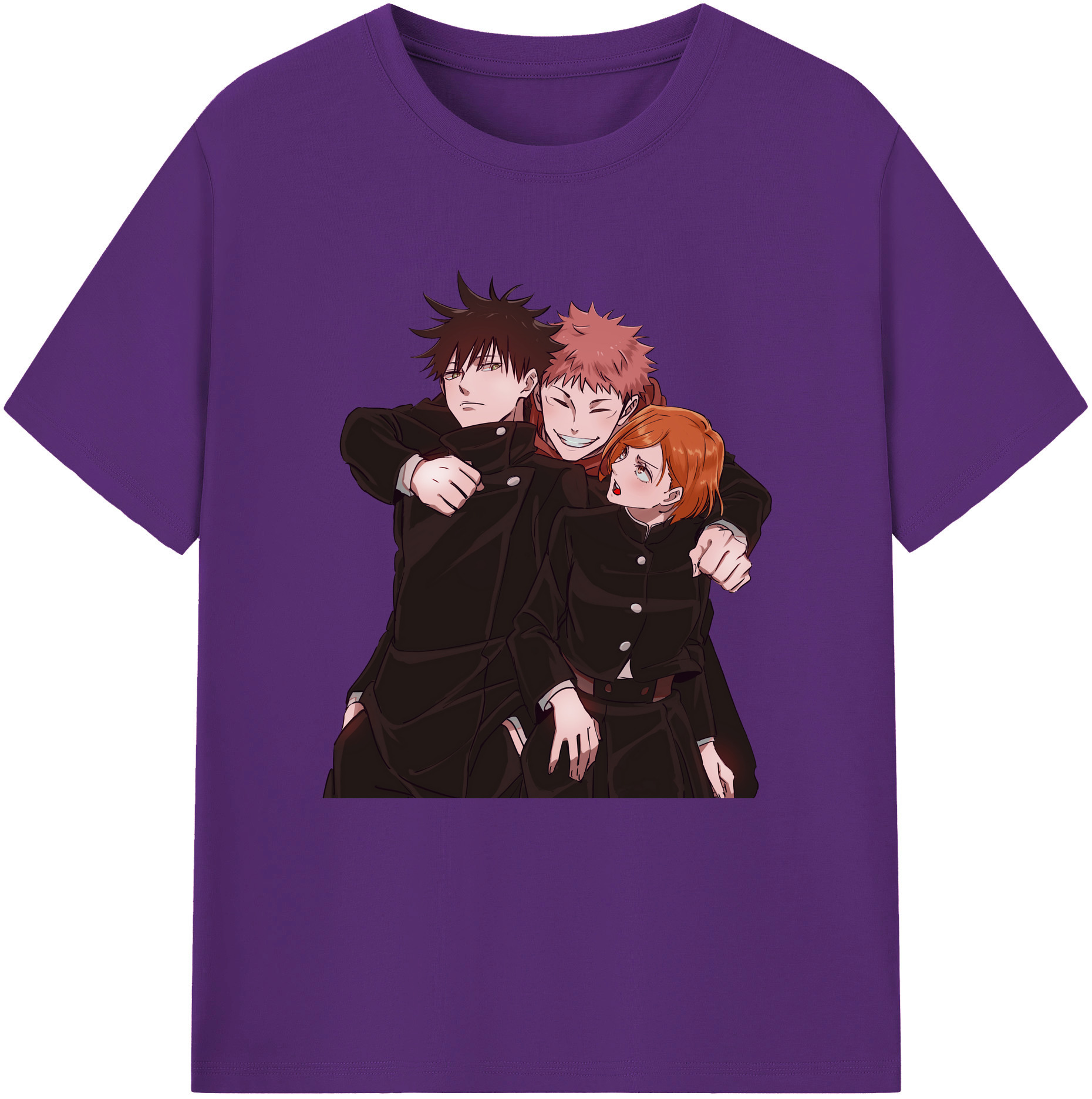（画像用） 呪術廻戦 Jujutsu Kaisen 綿100％半袖Tシャツ（フロントプリント）