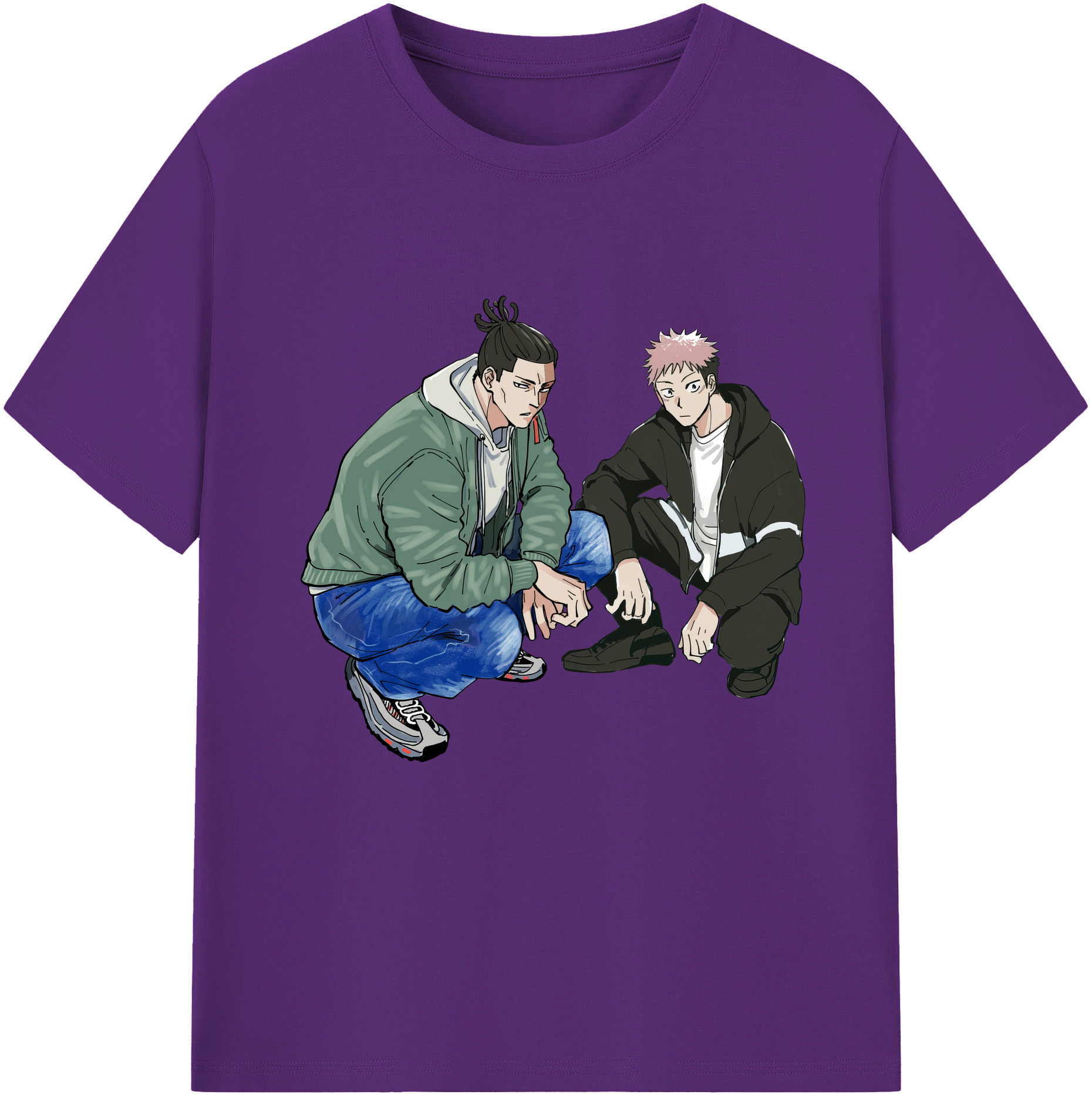 （画像用） 呪術廻戦 Jujutsu Kaisen 綿100％半袖Tシャツ（フロントプリント）