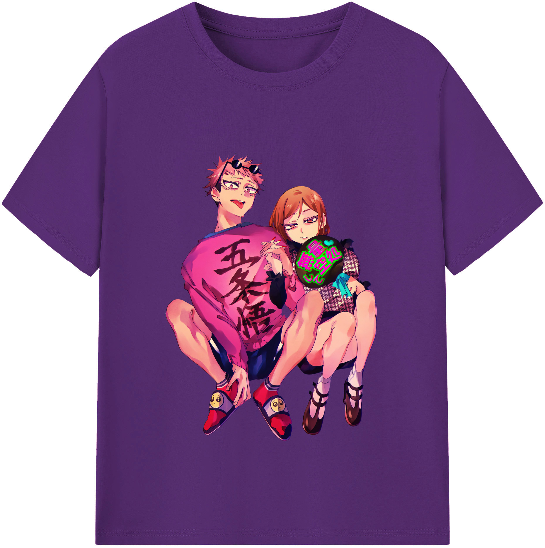 （画像用） 呪術廻戦 Jujutsu Kaisen 綿100％半袖Tシャツ（フロントプリント）