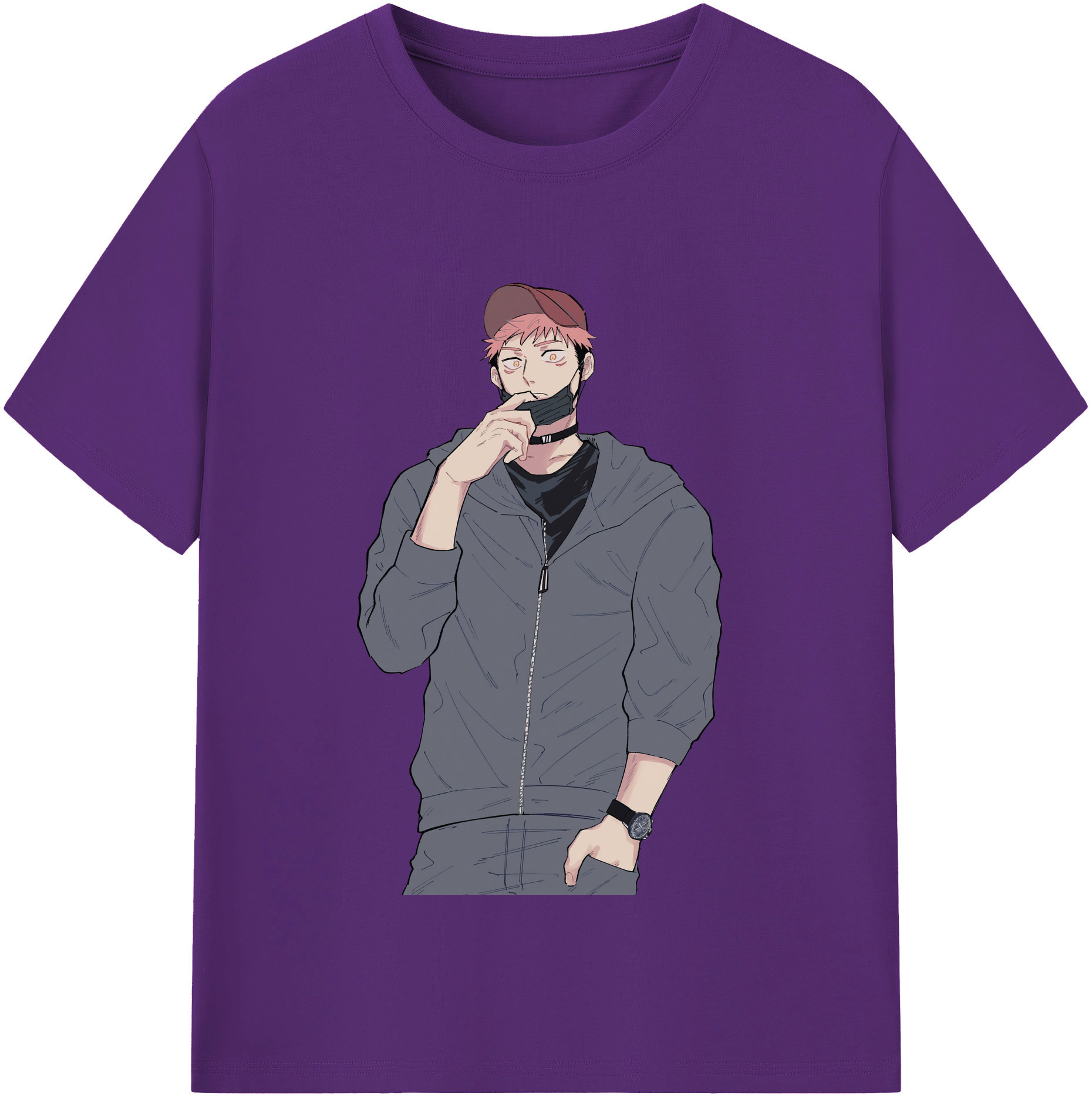 （画像用） 呪術廻戦 Jujutsu Kaisen 綿100％半袖Tシャツ（フロントプリント）
