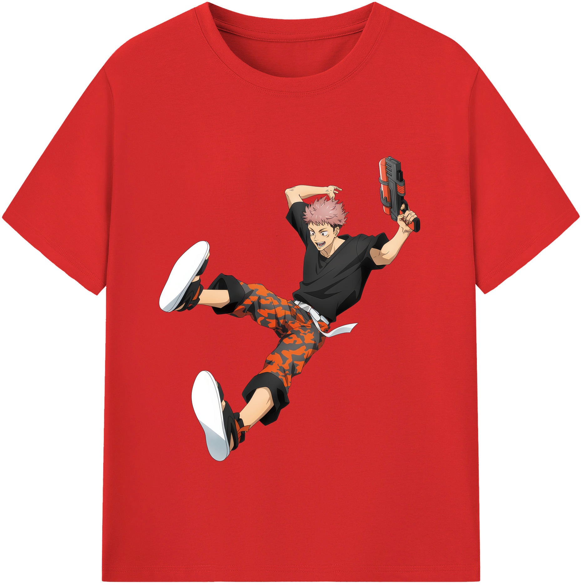 （画像用） 呪術廻戦 Jujutsu Kaisen 綿100％半袖Tシャツ（フロントプリント）