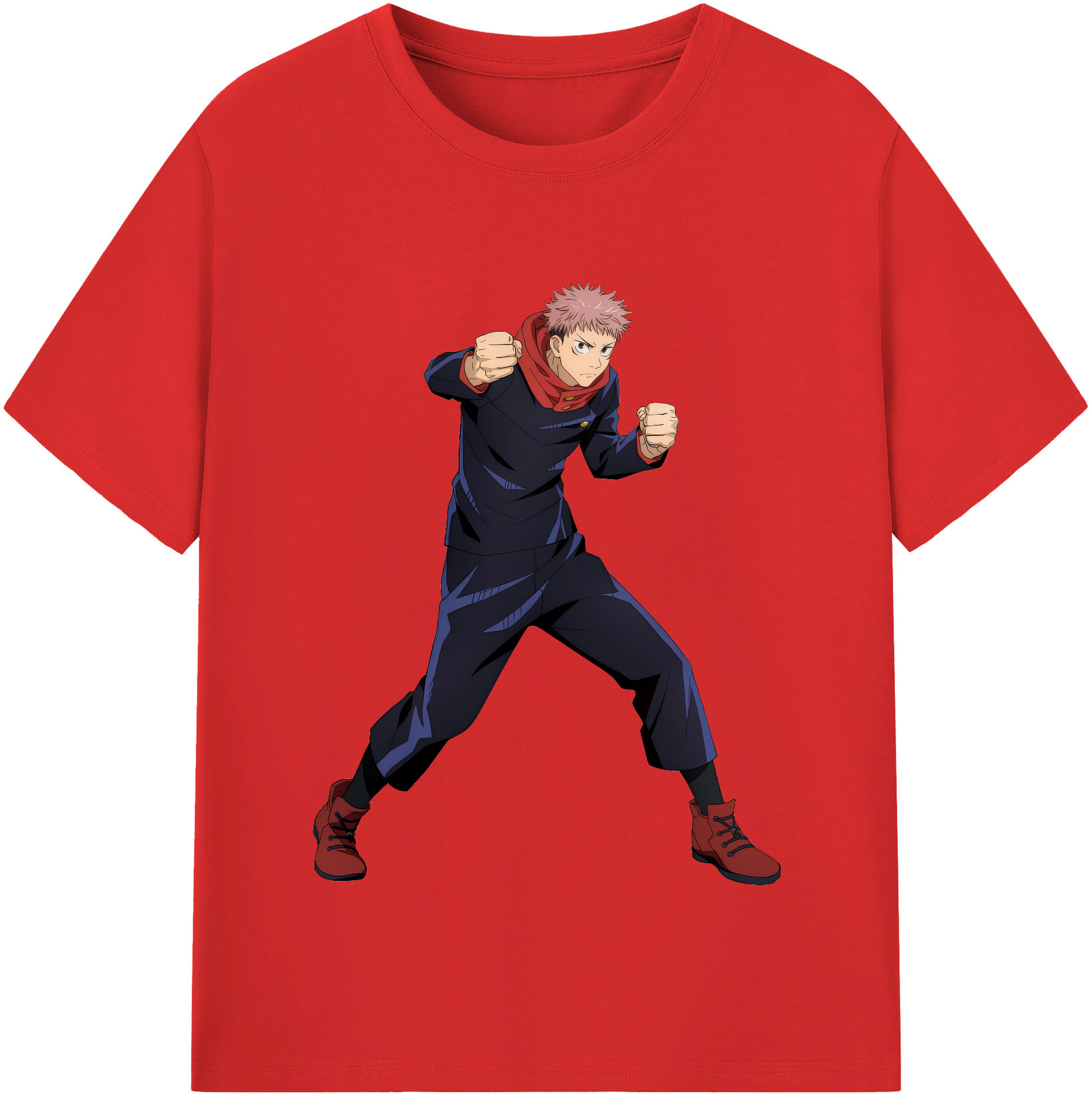 （画像用） 呪術廻戦 Jujutsu Kaisen 綿100％半袖Tシャツ（フロントプリント）