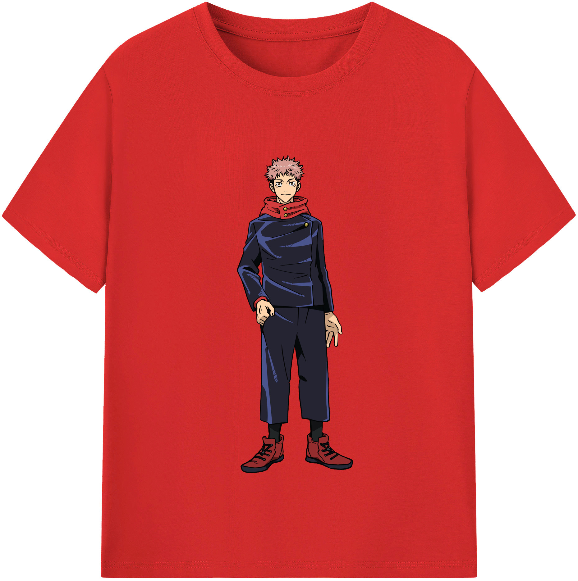 （画像用） 呪術廻戦 Jujutsu Kaisen 綿100％半袖Tシャツ（フロントプリント）