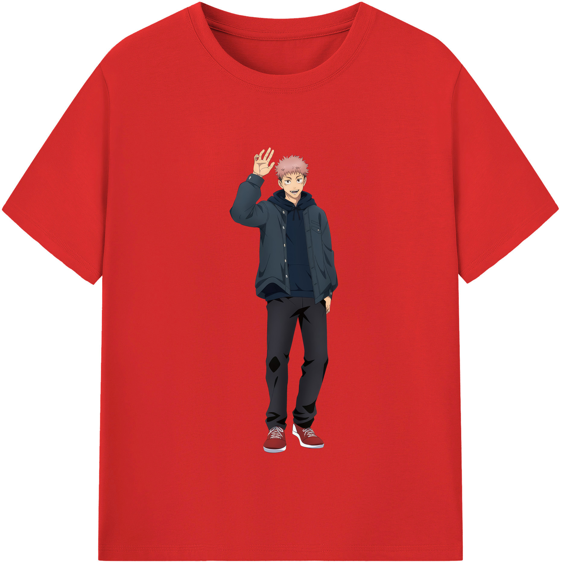 （画像用） 呪術廻戦 Jujutsu Kaisen 綿100％半袖Tシャツ（フロントプリント）