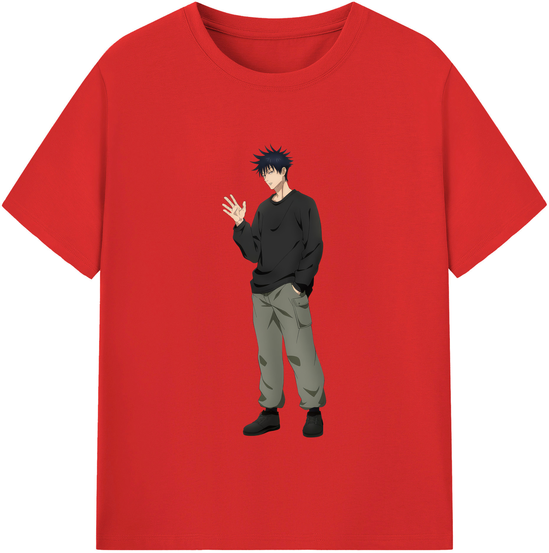 （画像用） 呪術廻戦 Jujutsu Kaisen 綿100％半袖Tシャツ（フロントプリント）