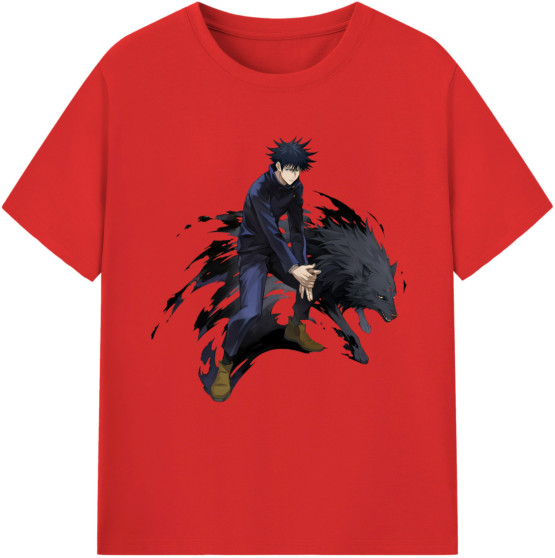 （画像用） 呪術廻戦 Jujutsu Kaisen 綿100％半袖Tシャツ（フロントプリント）