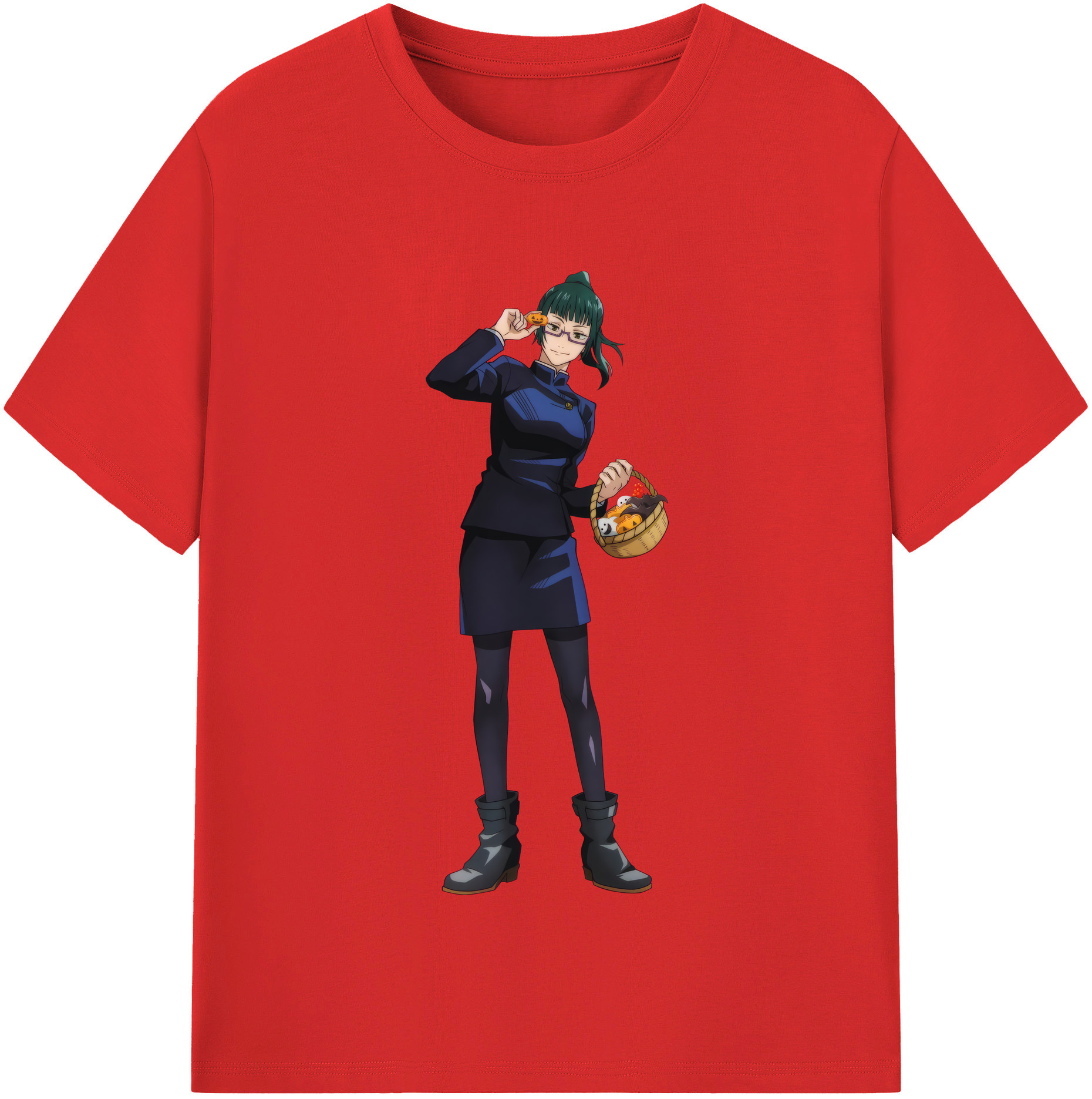（画像用） 呪術廻戦 Jujutsu Kaisen 綿100％半袖Tシャツ（フロントプリント）