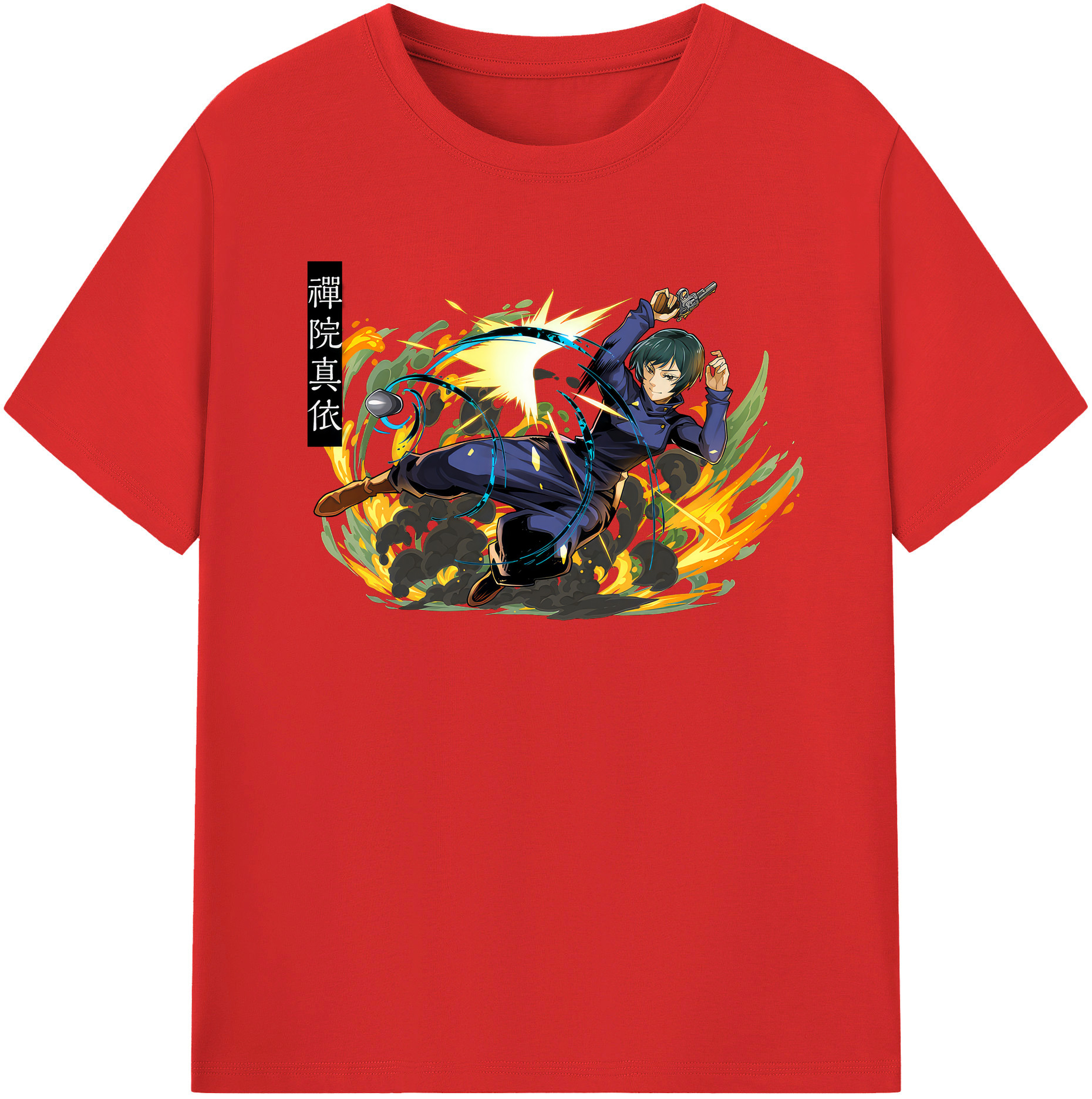 （画像用） 呪術廻戦 Jujutsu Kaisen 綿100％半袖Tシャツ（フロントプリント）